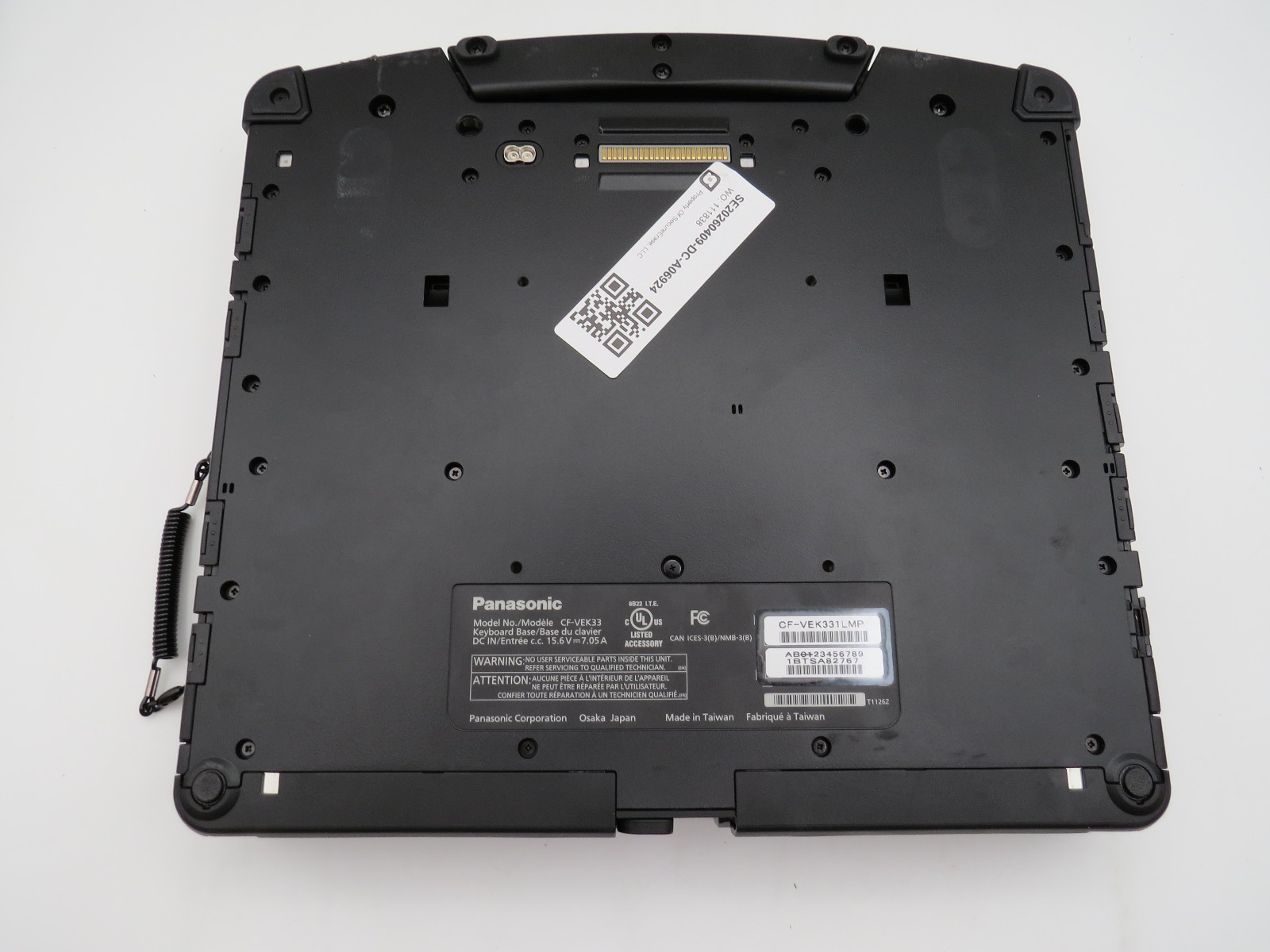 Panasonic CF-33 Toughbook i7-7600U@2.8 | 16/256GB SSD | 12″ Touch | No OS/AC