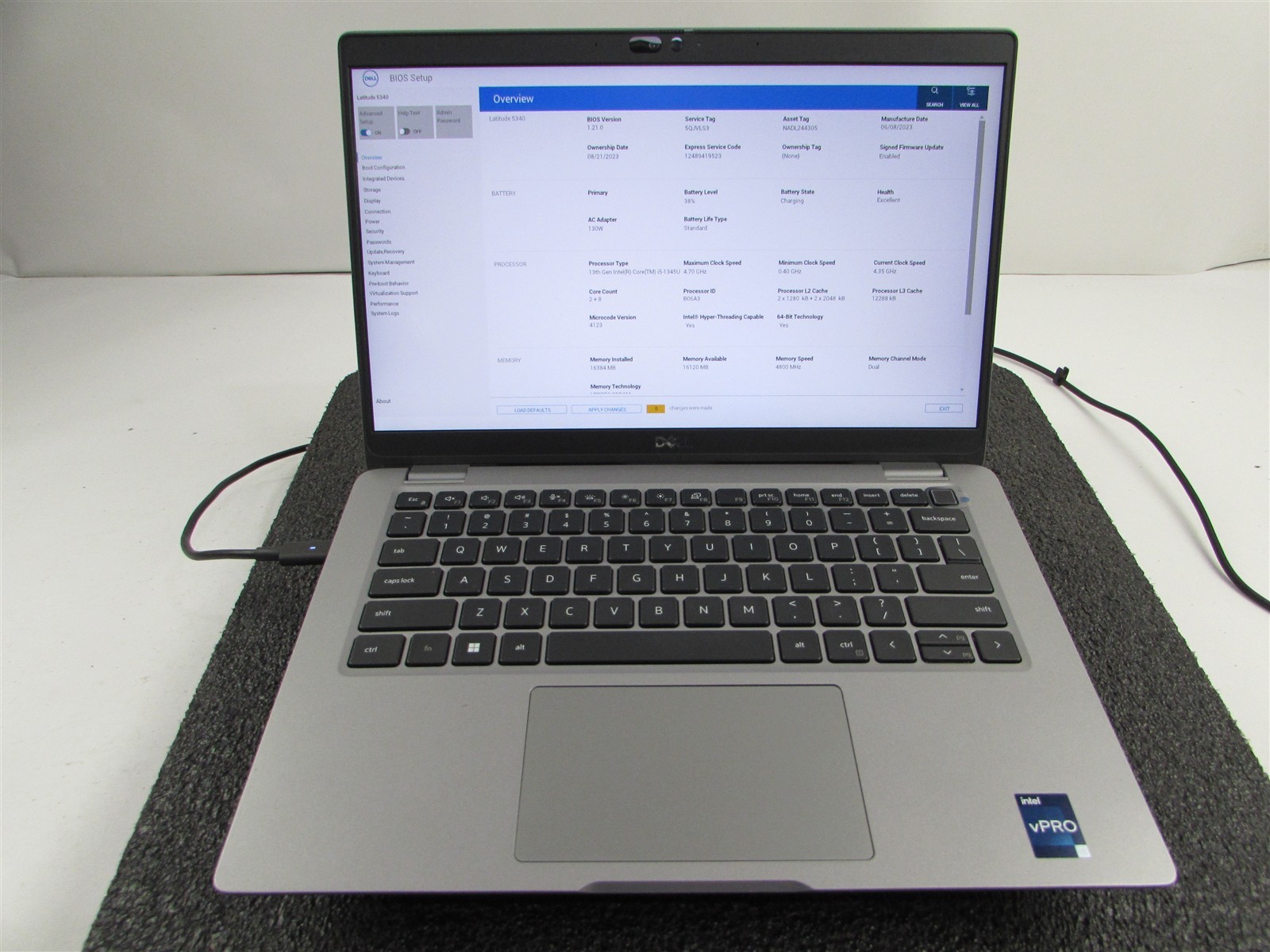 DELL LATITUDE 5340 1920X1080 FHD CORE I5-1345U 512GB SSD 16GB RAM NO O.S