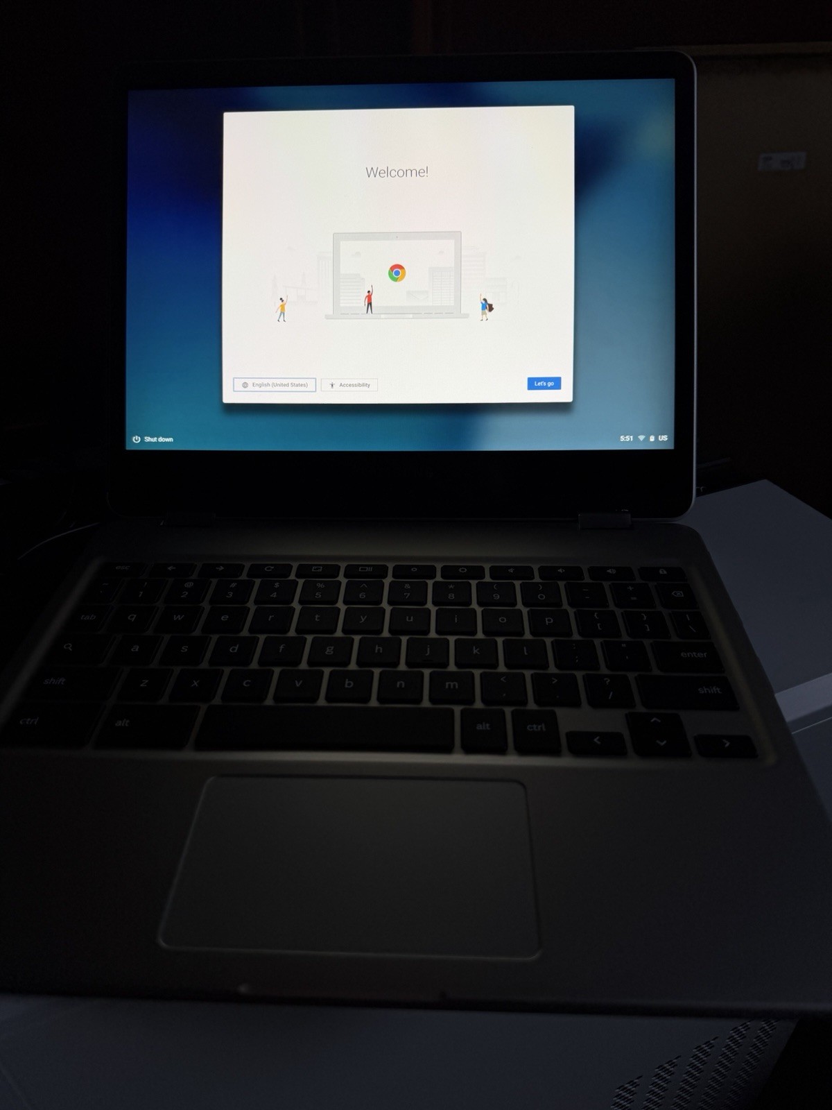 Samsung Chromebook Plus 12.3 ARM 4GB 32GB eMMC Silver XE513C24-K01US 360 Deg