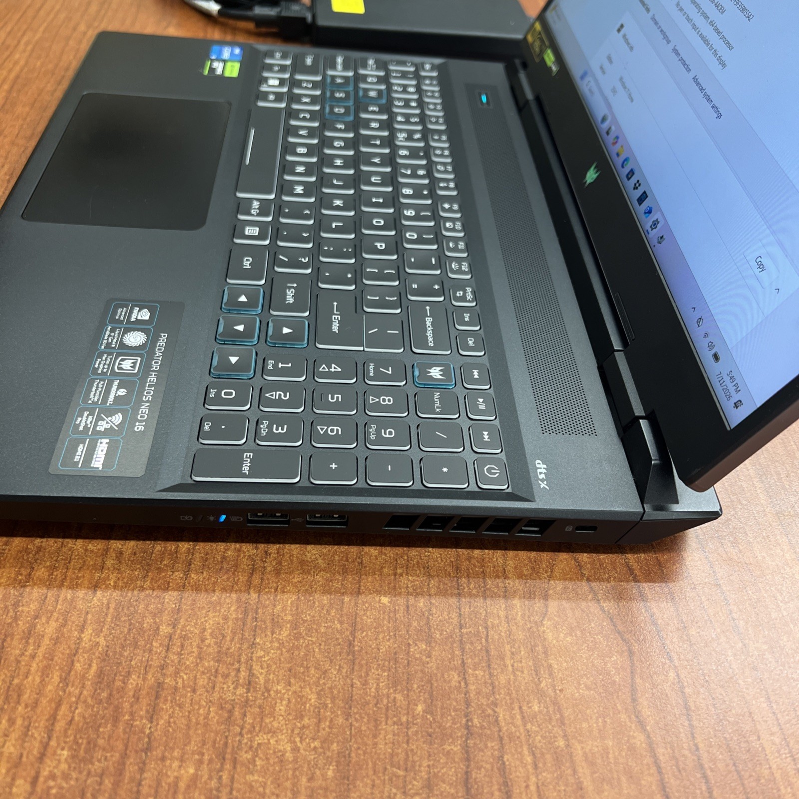 Acer Predator Helios Neo 16 16″ i5-13500HX 16GB RAM 512GB SSD GeForce RTX 4050