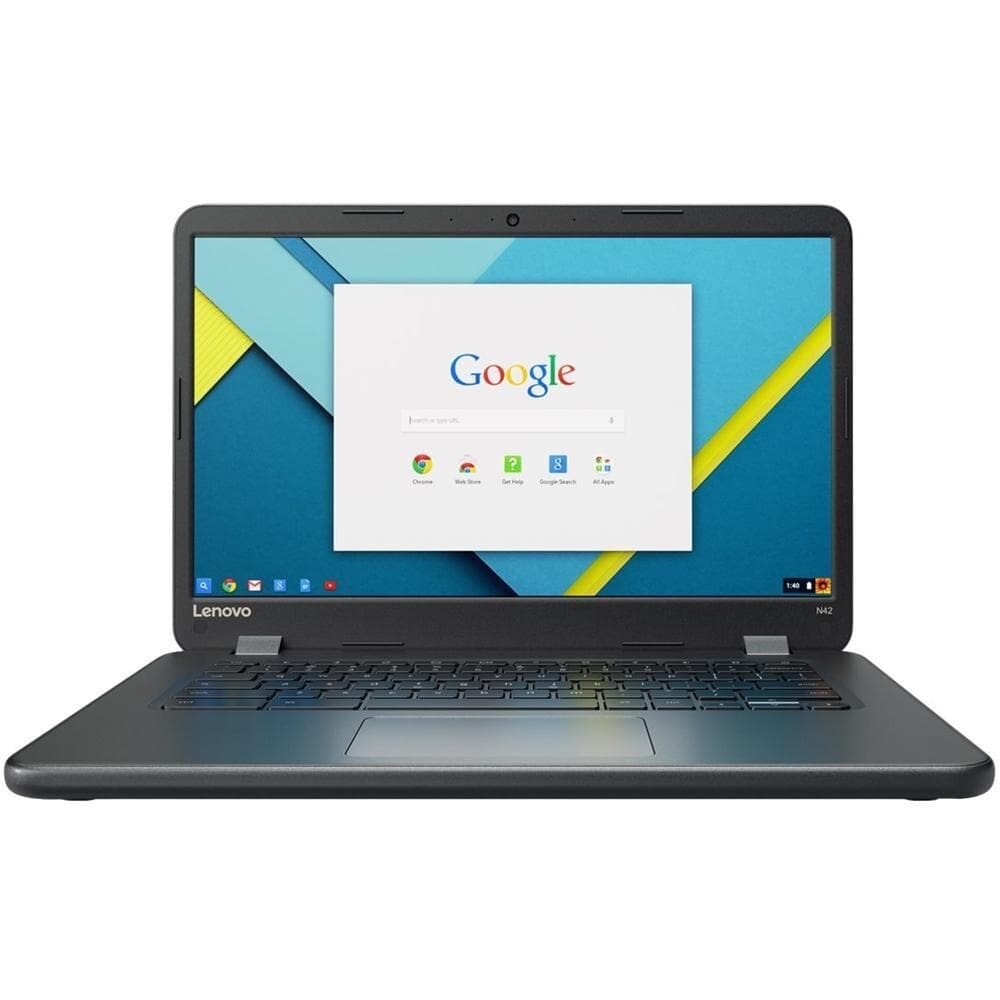 Lenovo N42-20 Touch Chromebook Celeron 1.6 ghz 16gb SSD – 4gb QWERTY – English