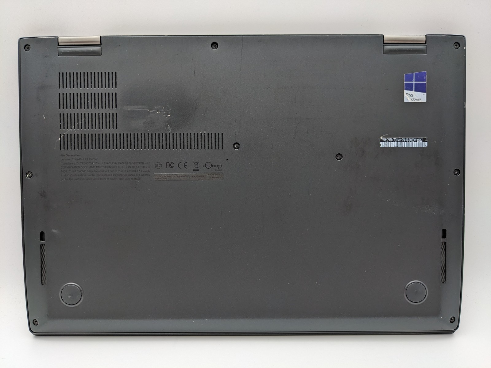 Lenovo ThinkPad X1 Carbon 4th Gen 14″ QHD I7-6600U 512GB 8GB W10P Backlit *READ*