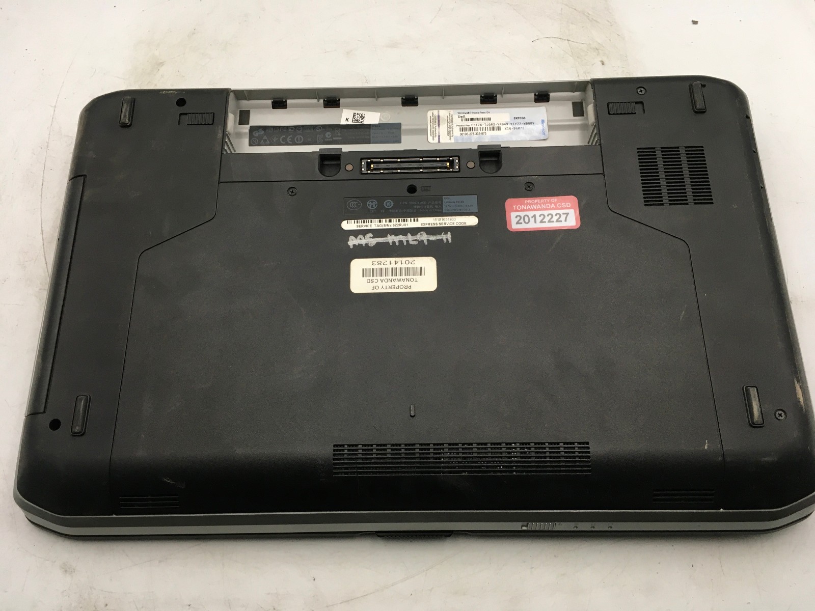 DELL LATITUDE E5530 – BOOTS TO BIOS/LOCKED – INTEL I3 3120M – 4GB RAM – READ -BB