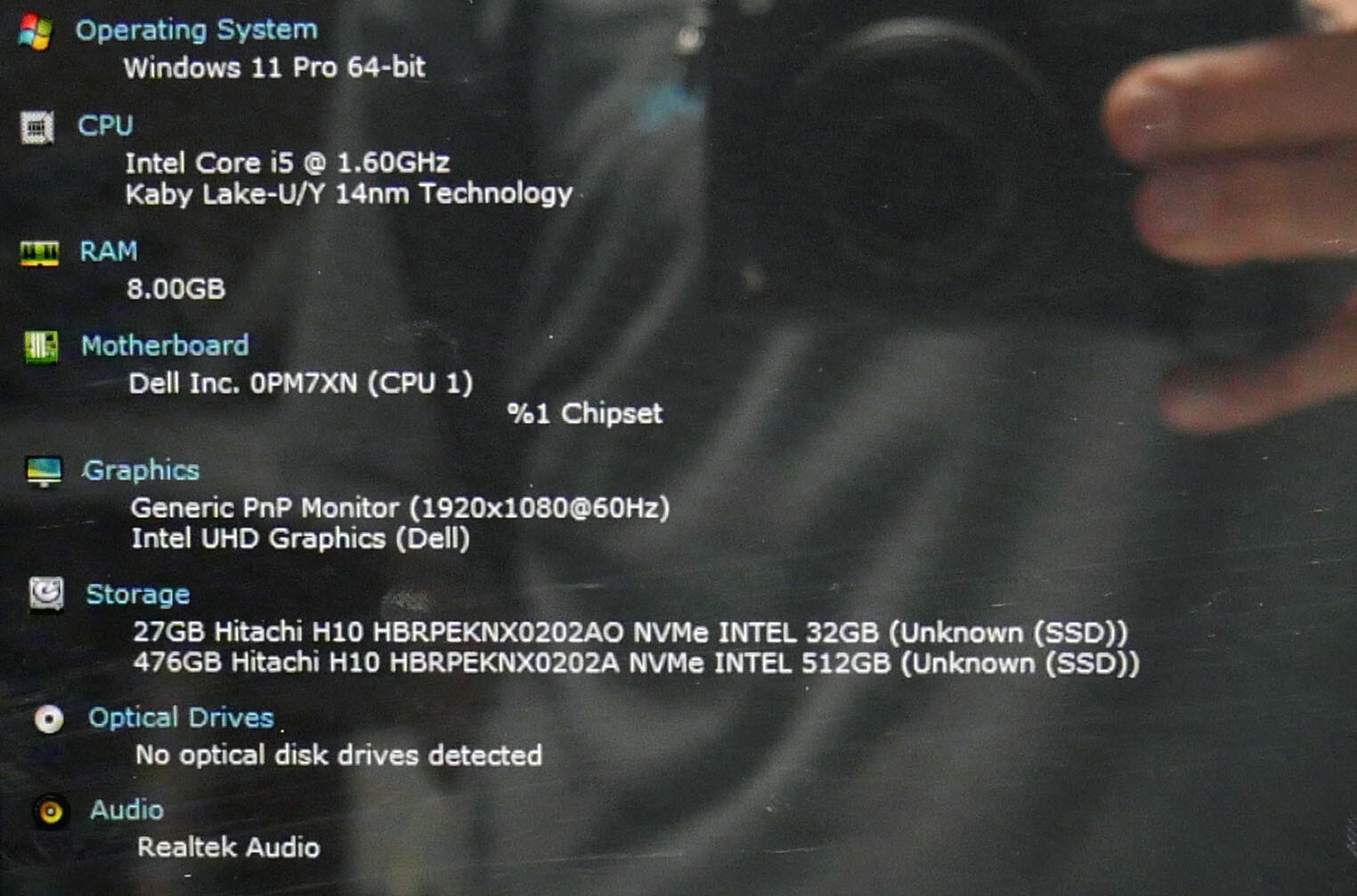 Dell Inspiron 15 7591 15.6″ 2-n-1 touchscreen Core i5-10210U 1.6GHz 8gb 512gb 11
