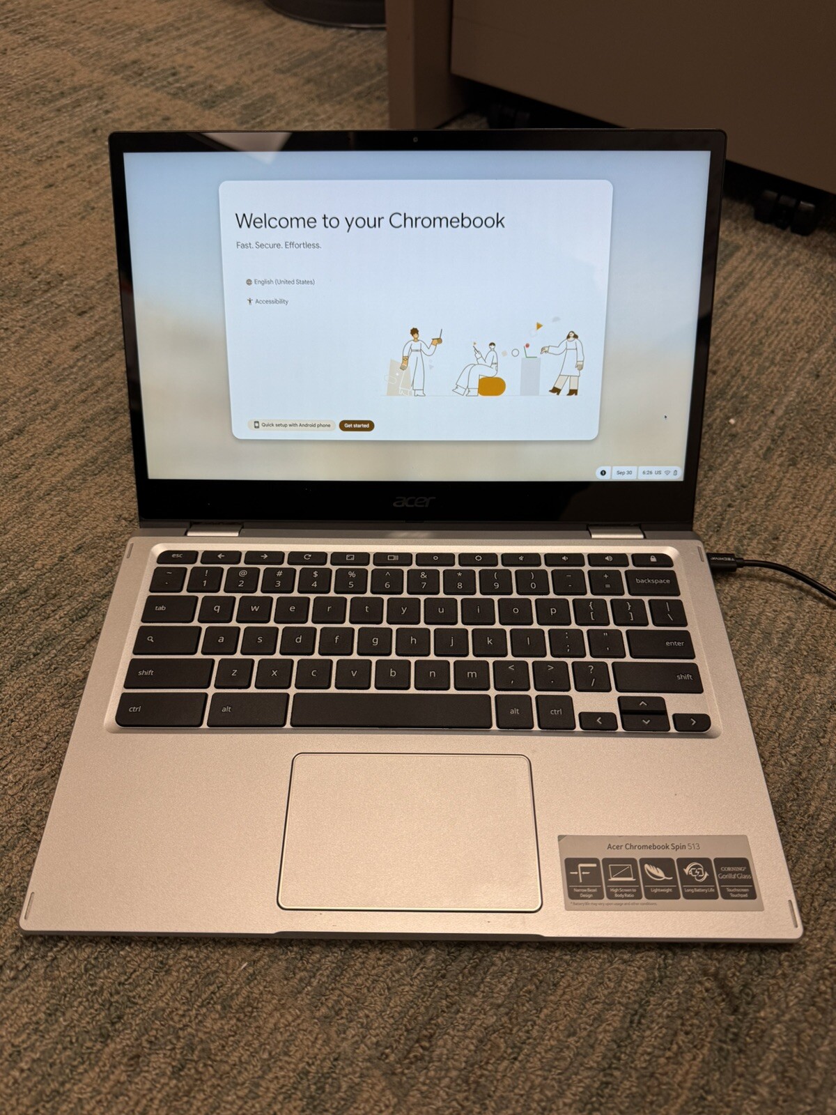 asus chromebook spin