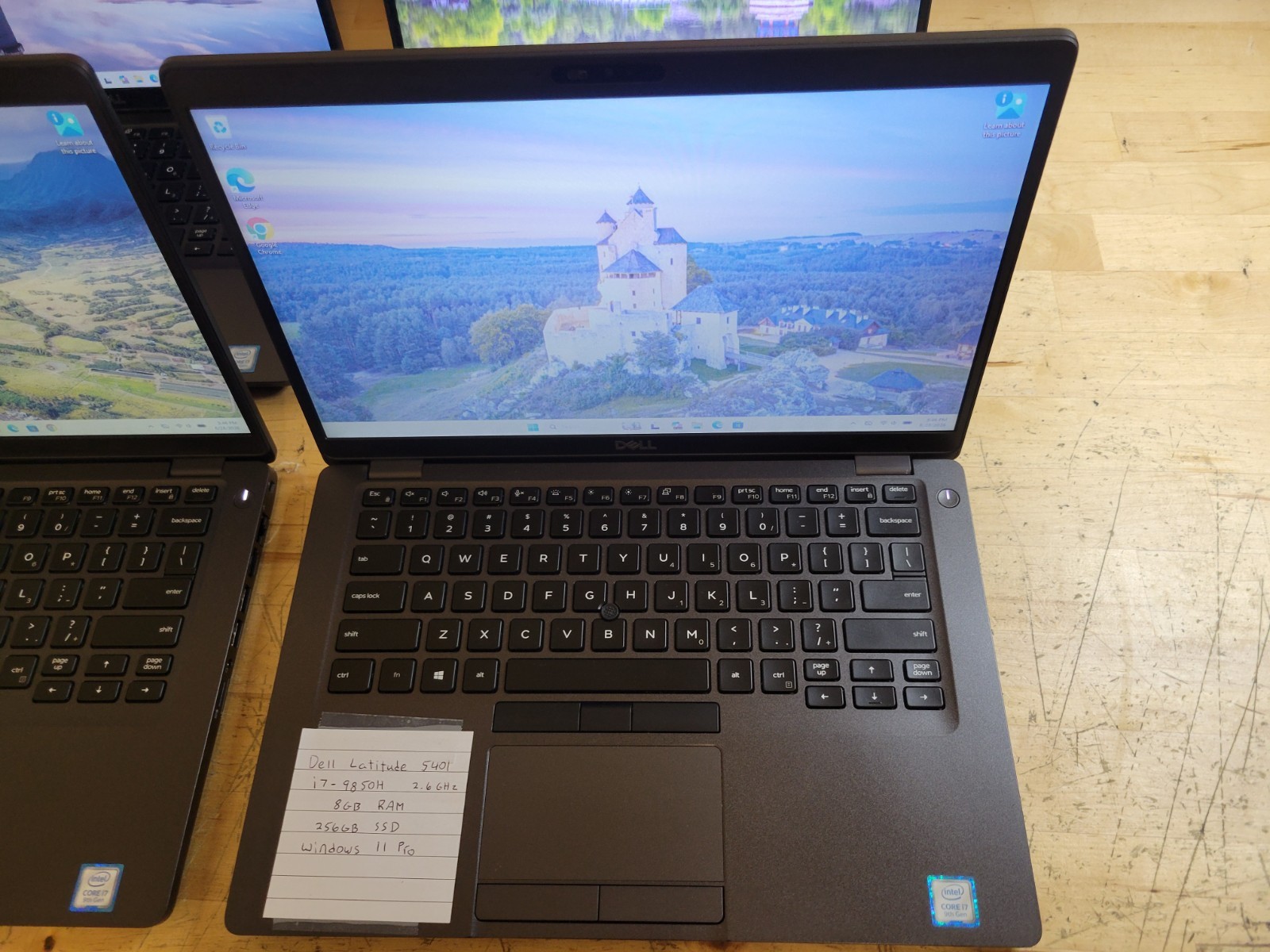 Lot of 4 Dell Latitude 5401 i7-9850H 8gb RAM 256gb SSD Laptop Lot Working READ