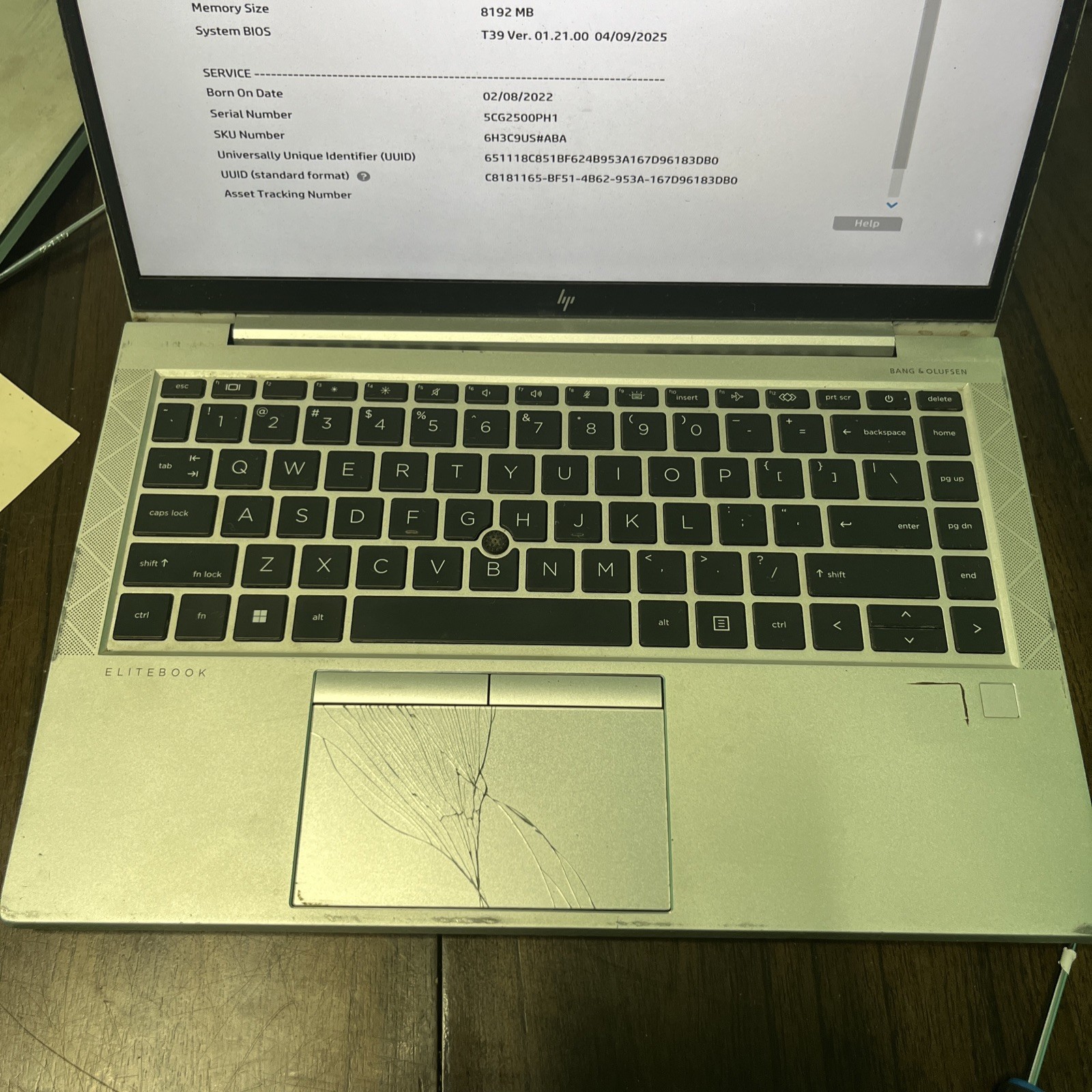 HP EliteBook 840 G8 Laptop Intel Core i7 1165G7 2.8GHZ 14″ NO RAM NO SSD