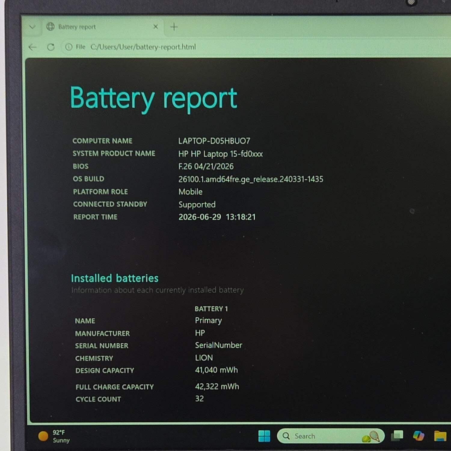 HP Laptop 15-fd0131wm 15.6″ i3-N305 1.8GHz 8GB RAM 256GB SSD