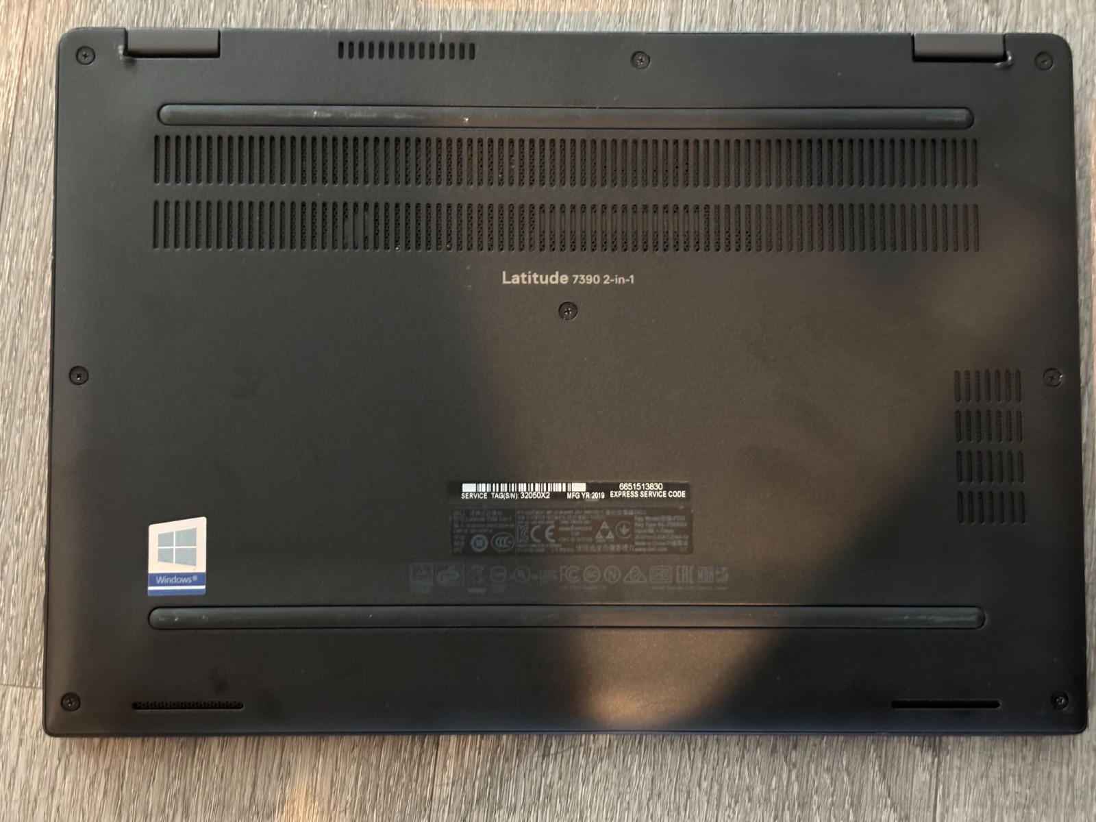 DELL LATITUDE 7290 INTEL CORE I5-8350U 1.7GHZ 8GB RAM NO HD