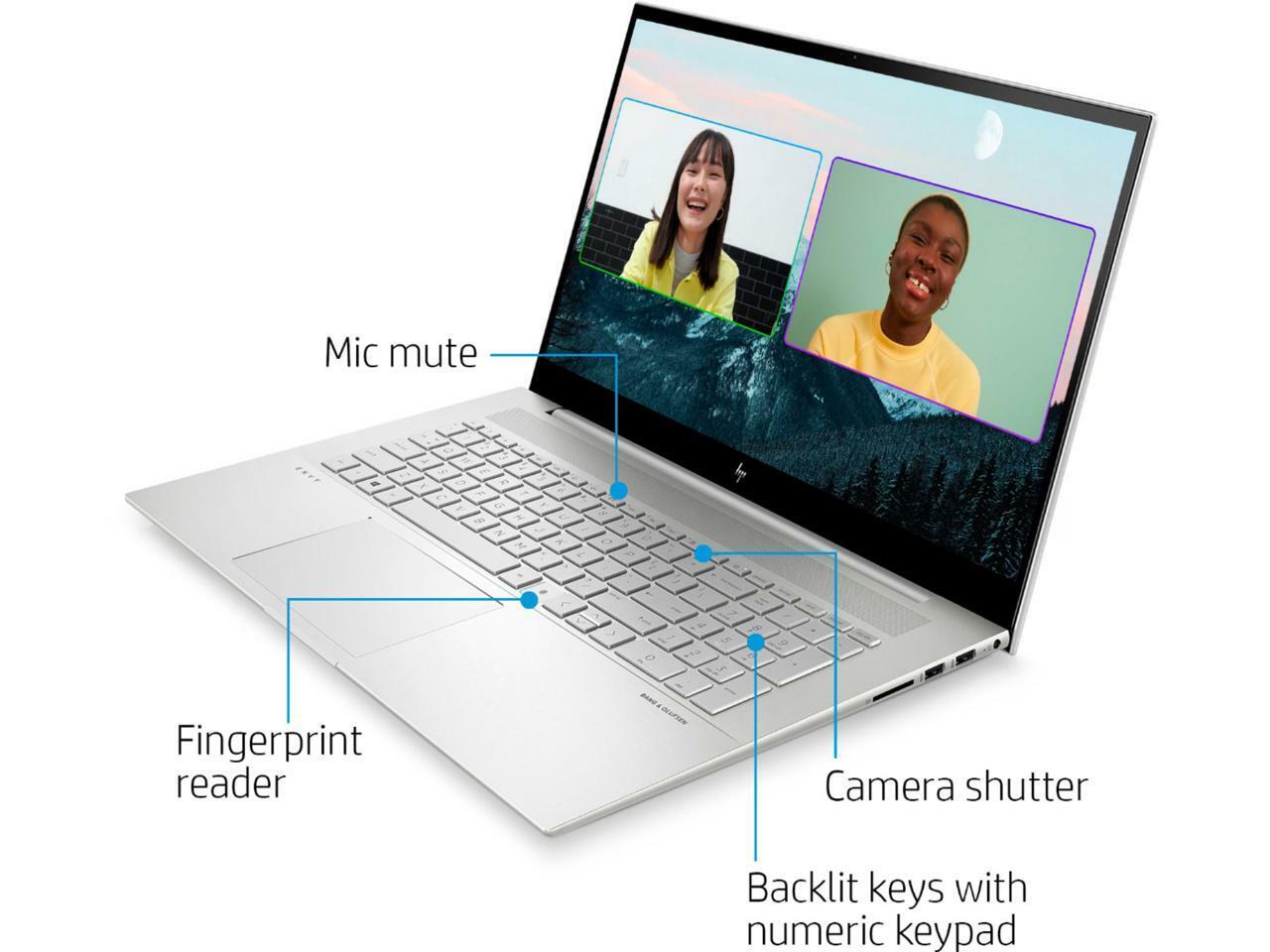 HP ENVY 17.3″ Touch-Screen Laptop i7 12GB 512GB SSD 17m-ch0013dx