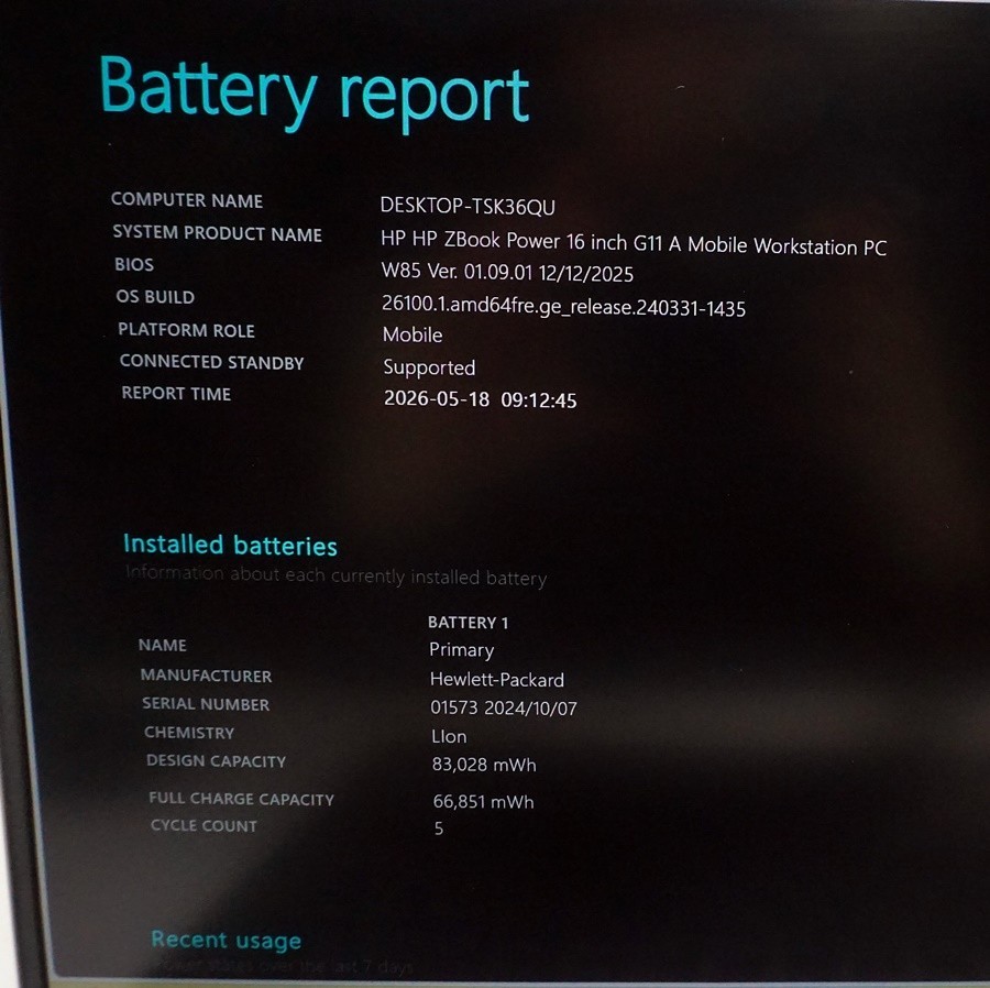 HP ZBook Power G11 16″ FHD+ AMD Ryzen 7 PRO 8845HS 16GB RAM 1TB SSD RTX 2000