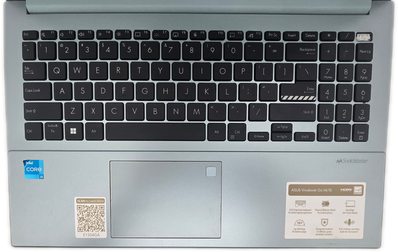 Asus VivoBook Go E1504GA i3-N305 8GB 256GB SSD Windows 11 Home
