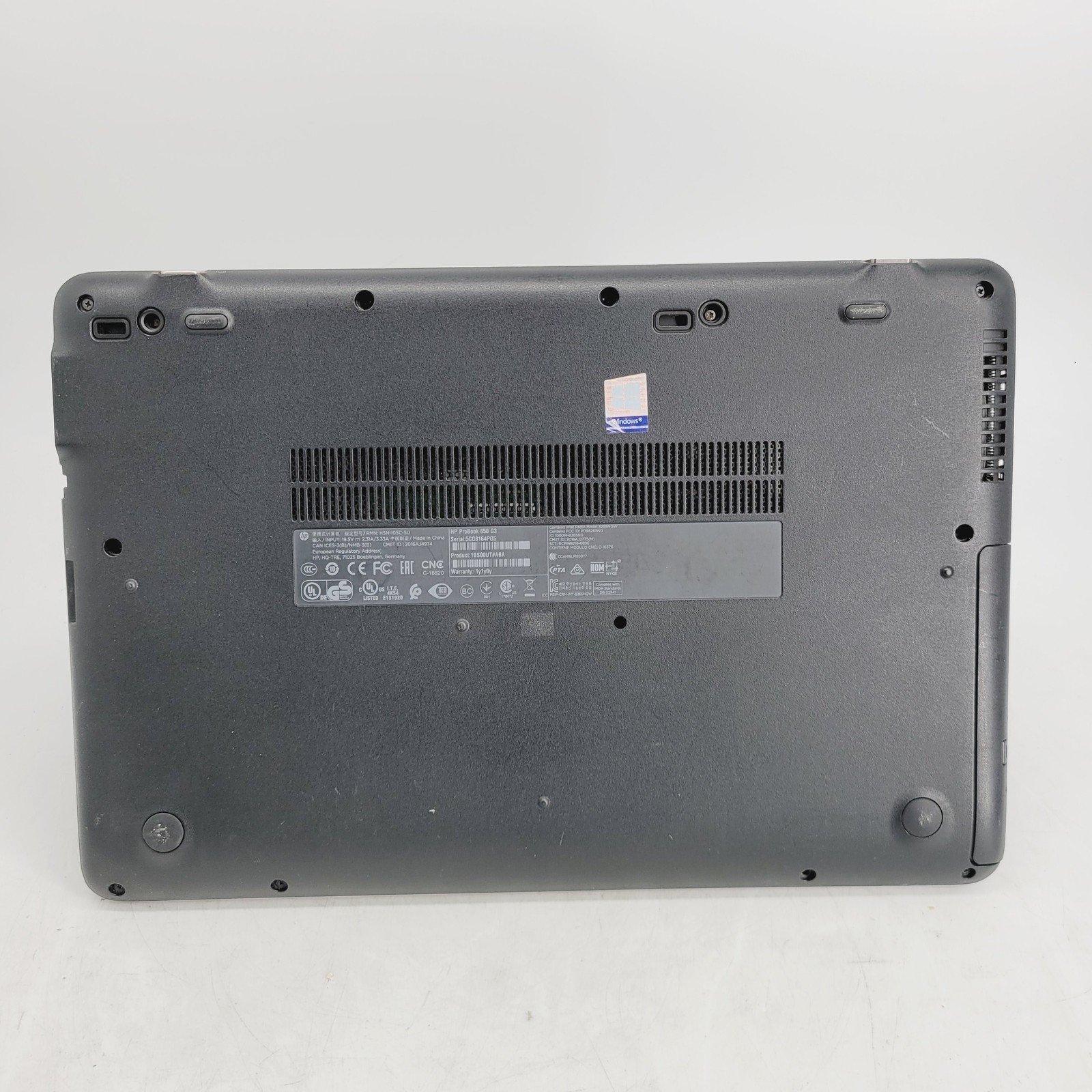 HP ProBook 650 G3 Core i5 6th Gen 8GB RAM No HDD 15.6″ – FOR PARTS