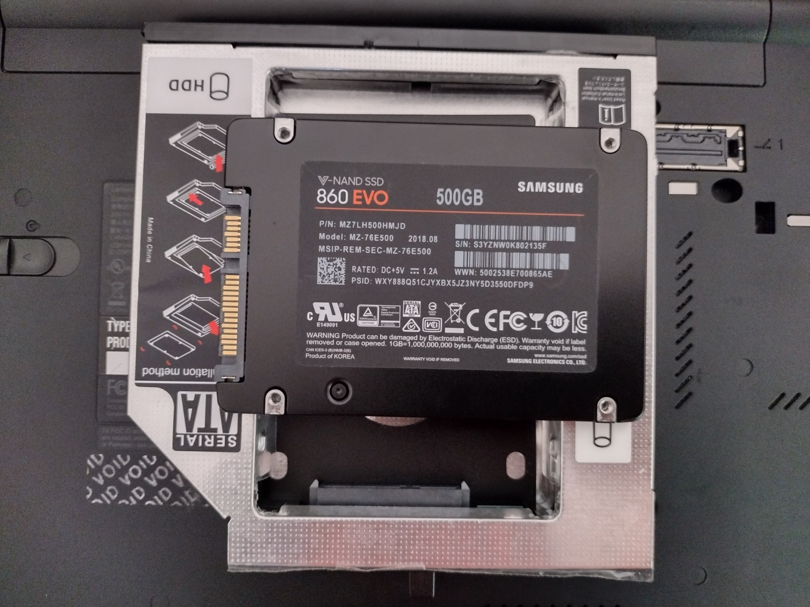 ThinkPad T420 i7-3632QM 500GB SSD 16GB RAM AC Wifi Libreboot Trisquel HDD-CD-BAY