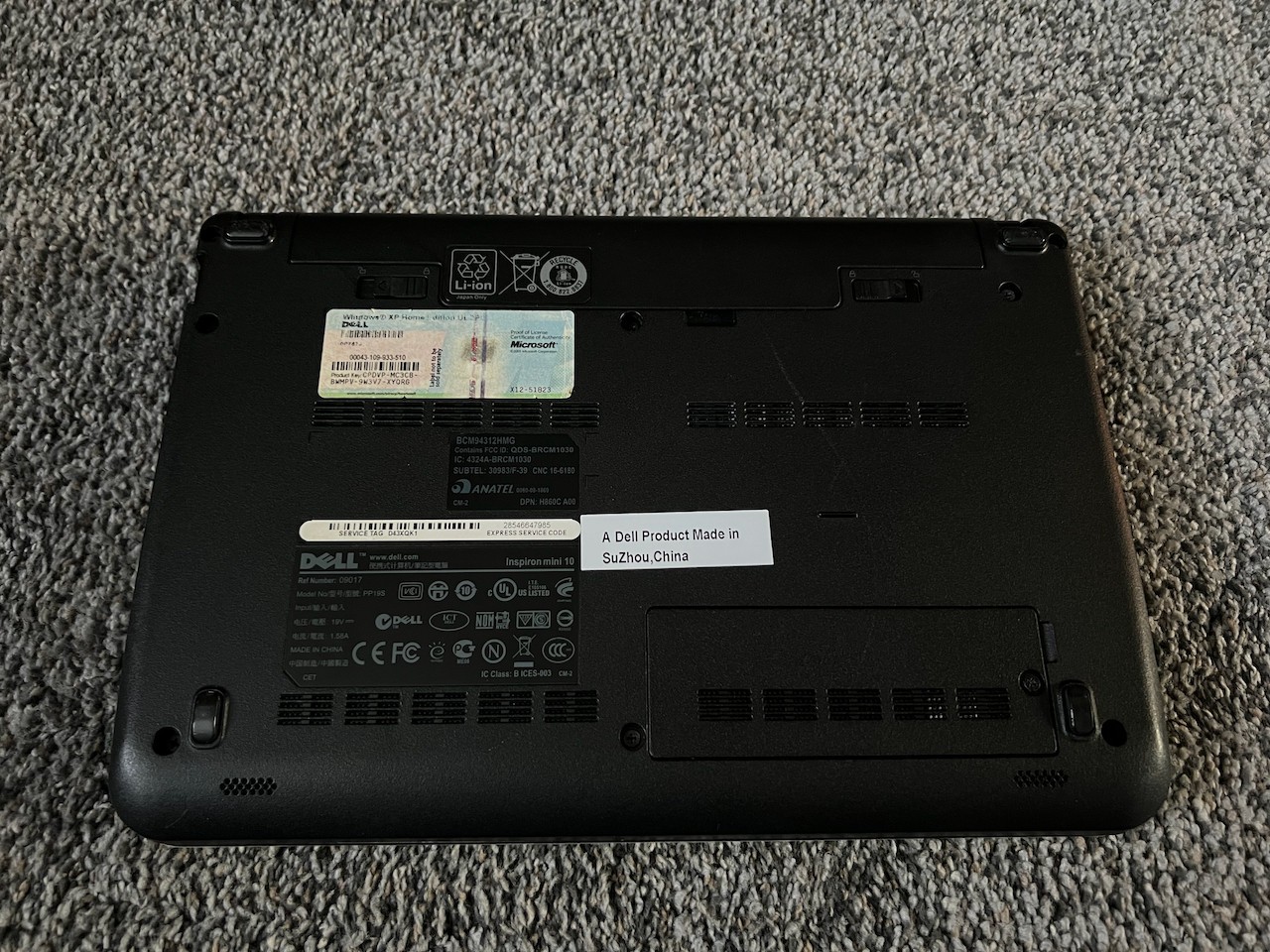 Rare 2009 Dell Inspiron Mini / Nickelodeon Slime Edition