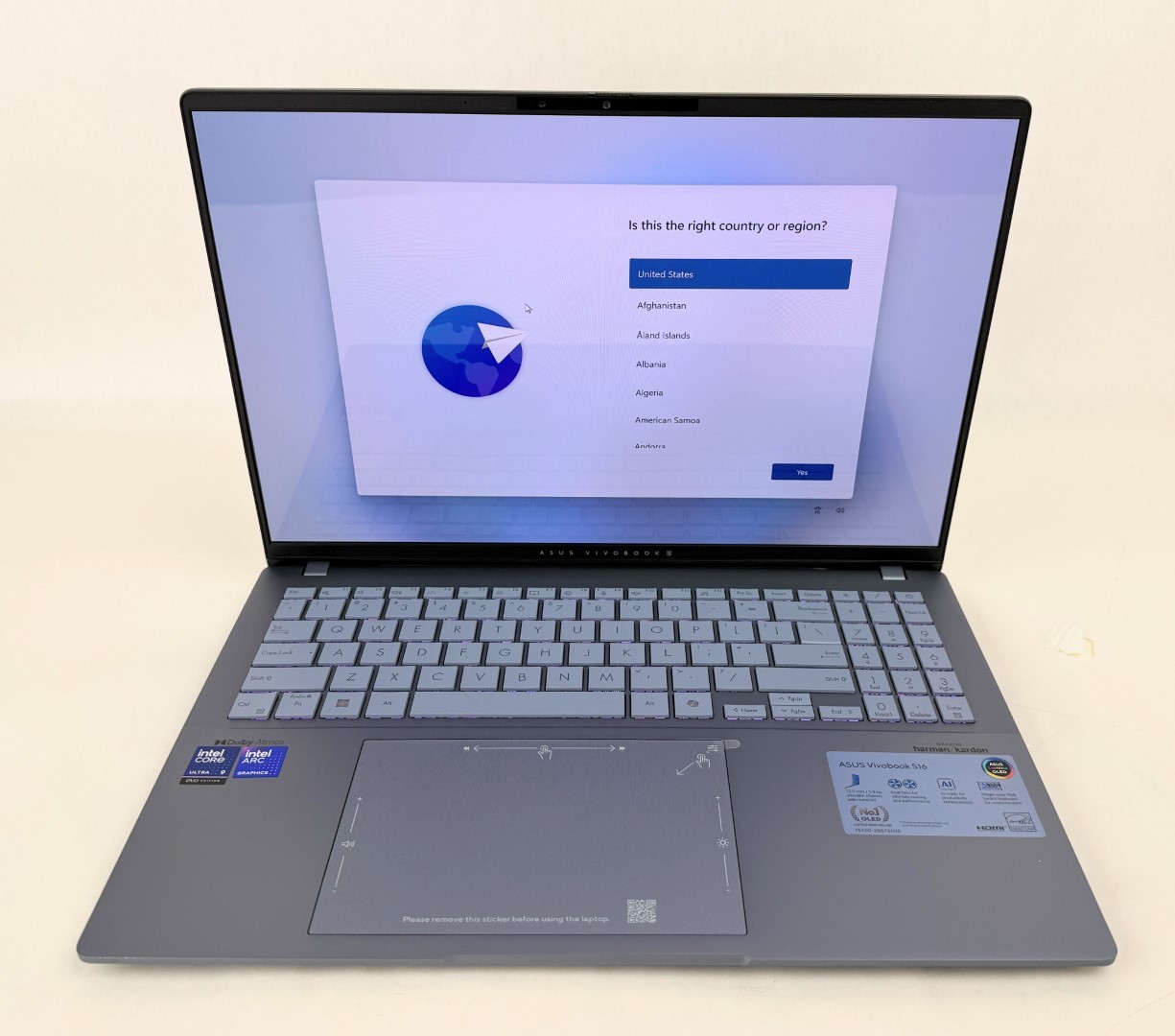 Asus VivoBook S16 16″ 2880×1880 OLED Ultra 9 285H 32GB 1TB SSD W11H