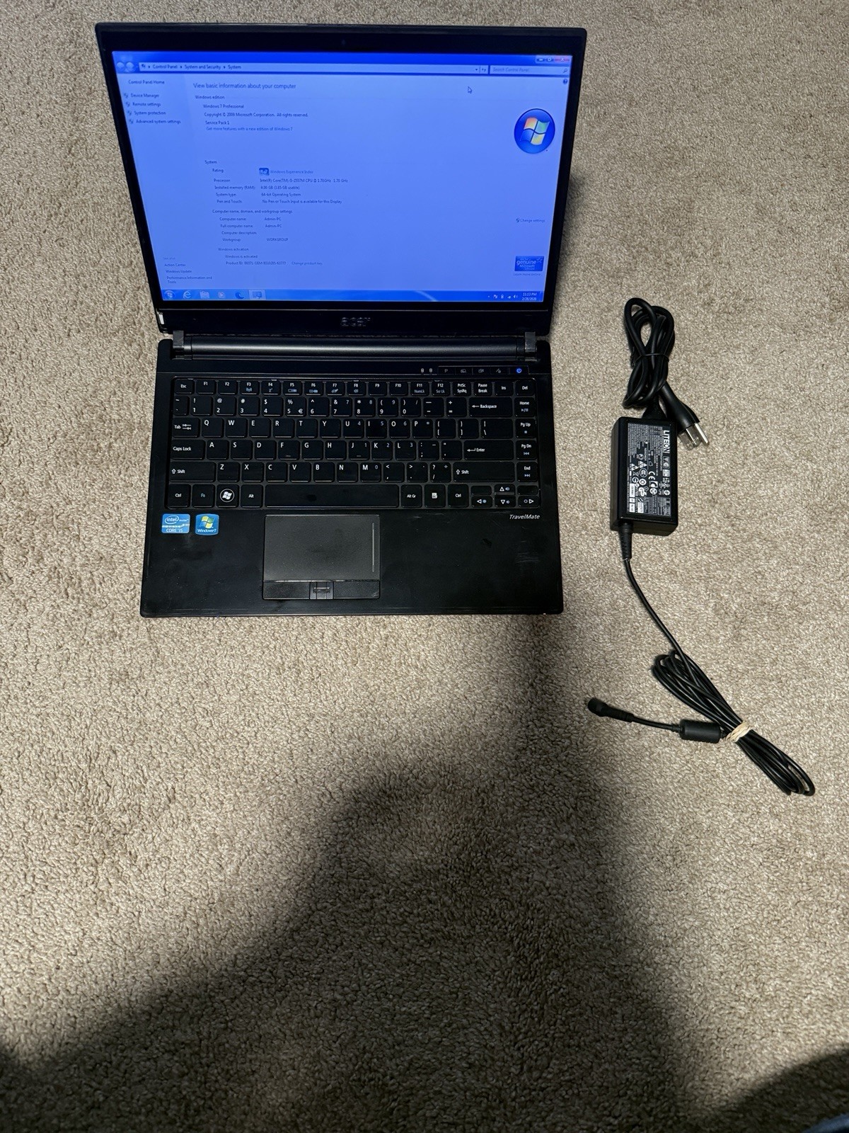 Acer TravelMate 8481 Series Laptop