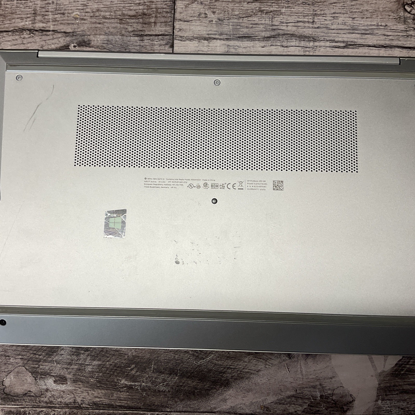 HP ProBook 450 G8 / i5 11th Gen / 16GB RAM / 256GB SSD / Windows 11 Pro / 56F