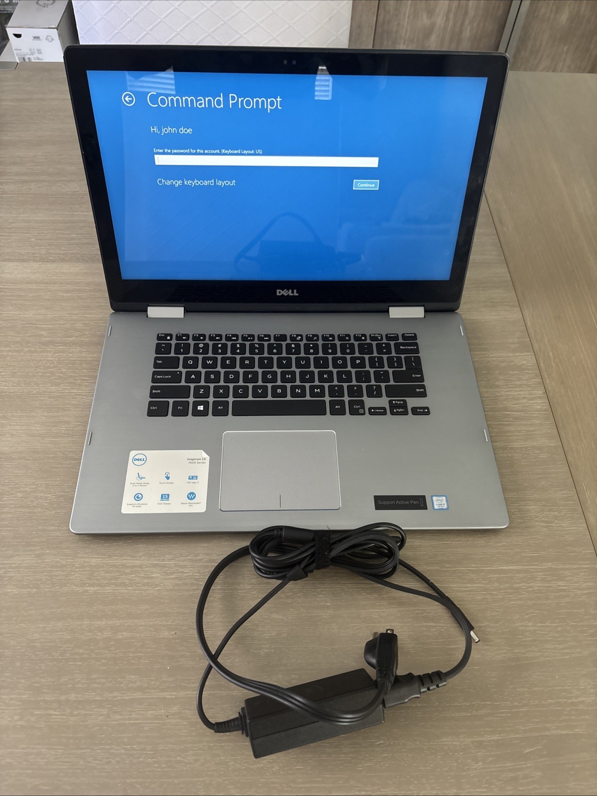 Dell Inspiron 15 7000 i5-7200U 15.6″ Laptop 8GB RAM 256GB SSD Windows 11 WiFi