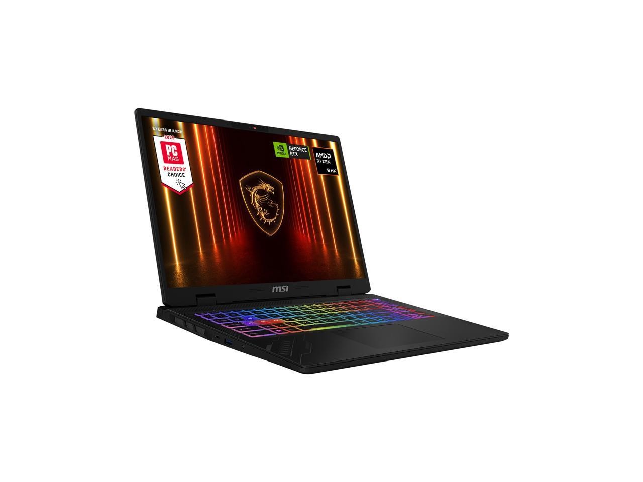 MSI CROSSHAIR A16 16″ QHD+ 240Hz AMD® Ryzen™ 9-8940HX RTX 5060 32GBDR5 1TB NVMe