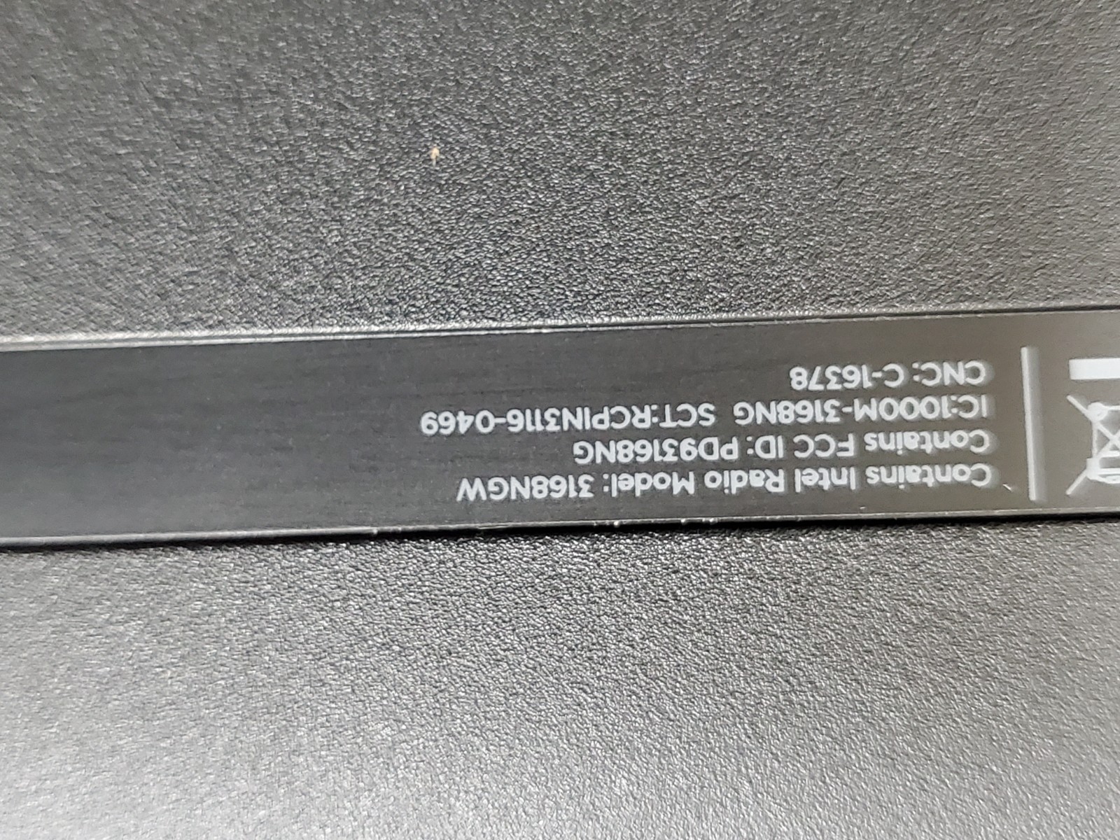HP Notebook 3168NGW Core i7-7500U@2.70GHz, 8GB RAM, NO HD FOR PARTS