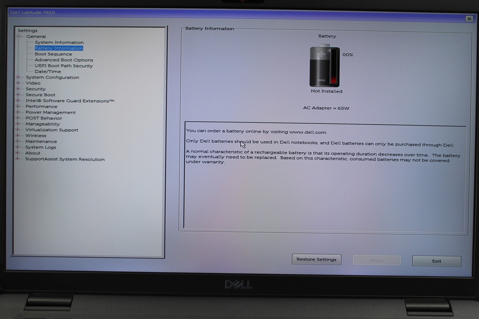Dell Latitude 7410 14″ FHD i7-10610U 1.8GHz 256GB SSD 16GB RAM NO OS
