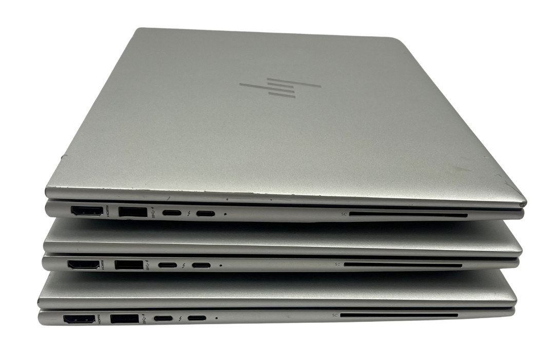 (LOT OF 3) HP Elitebook 840 G10 14″ – i5-1340P 8GB DDR5 NO SSD/OS DAMAGED SCREEN