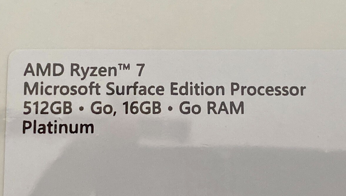 Microsoft Surface Laptop 3 (15 in | AMD Ryzen 7 (Gen 3) | 512GB SSD | Platinum)