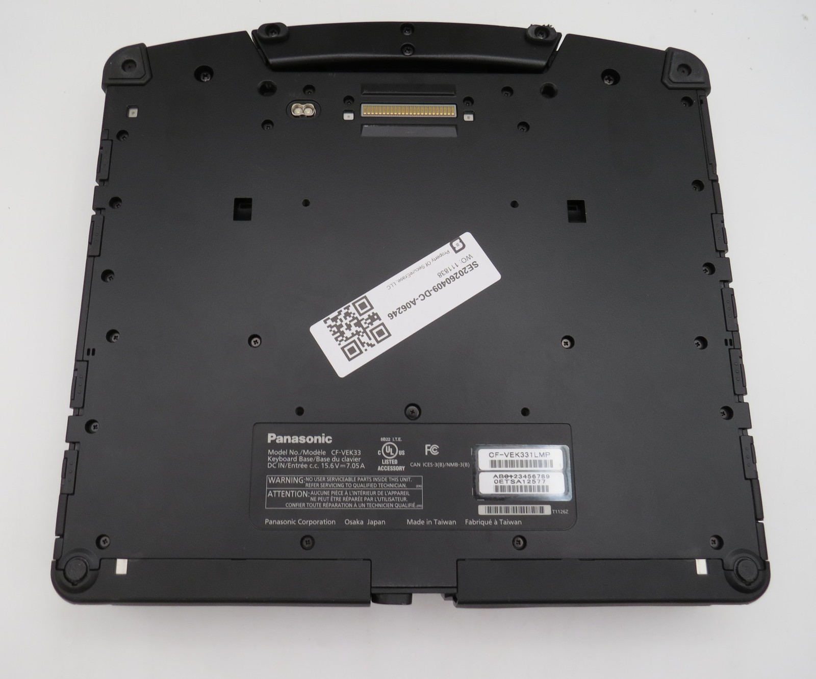 Panasonic CF-33 Toughbook i7-7600U@2.8 | 16/256GB SSD | 12″ Touch | No OS/AC