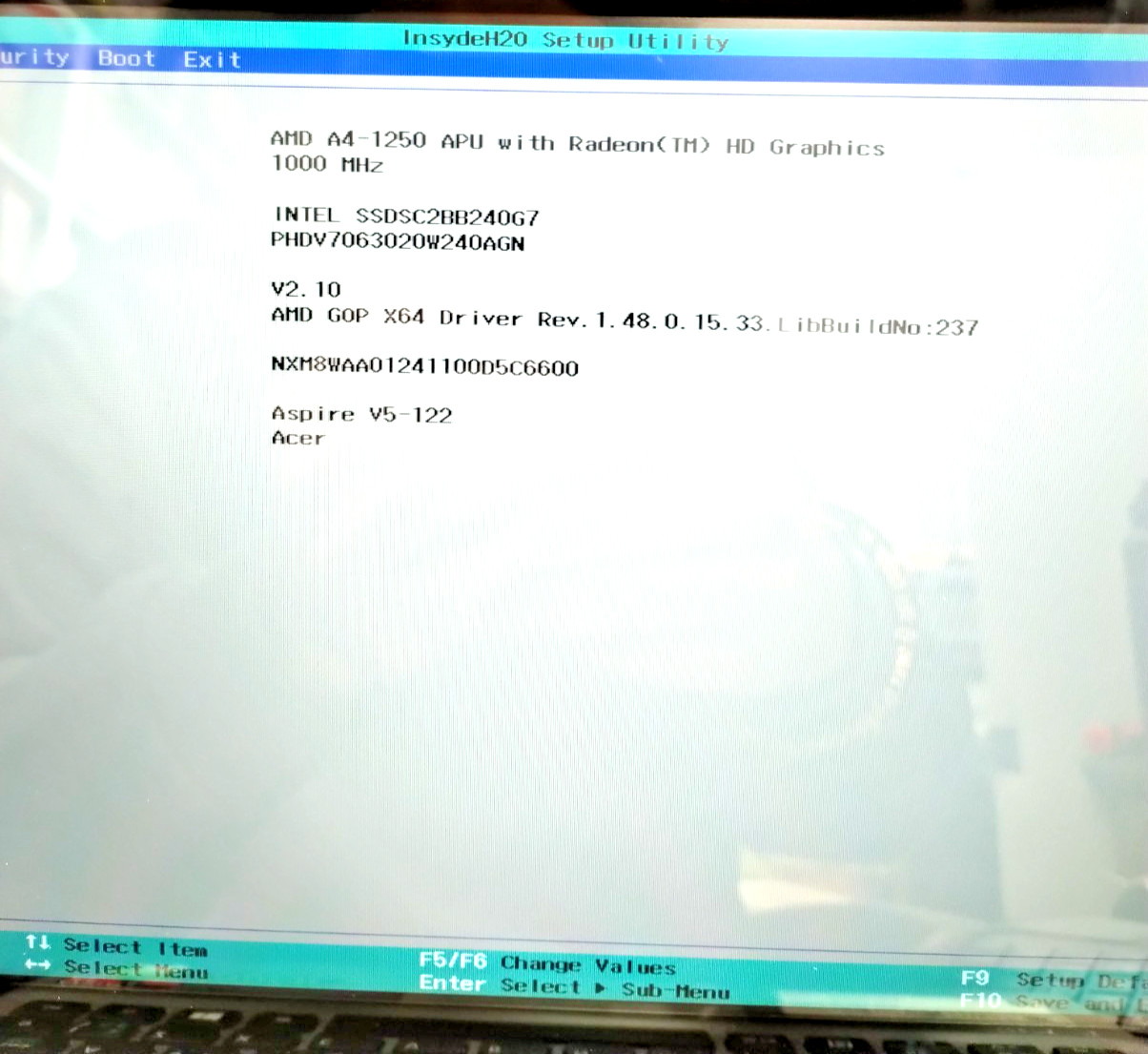Acer Aspire V5-122P-0449 MS2377 11.6″ Touch Laptop AMD A4-1250 10GB 240GB W10H