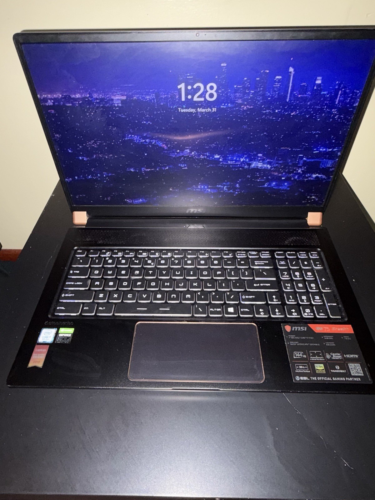 MSI GS75 Stealth 17” Gaming Laptop | i7-9750H | RTX 2070 Max-Q | 32GB RAM | 1TB