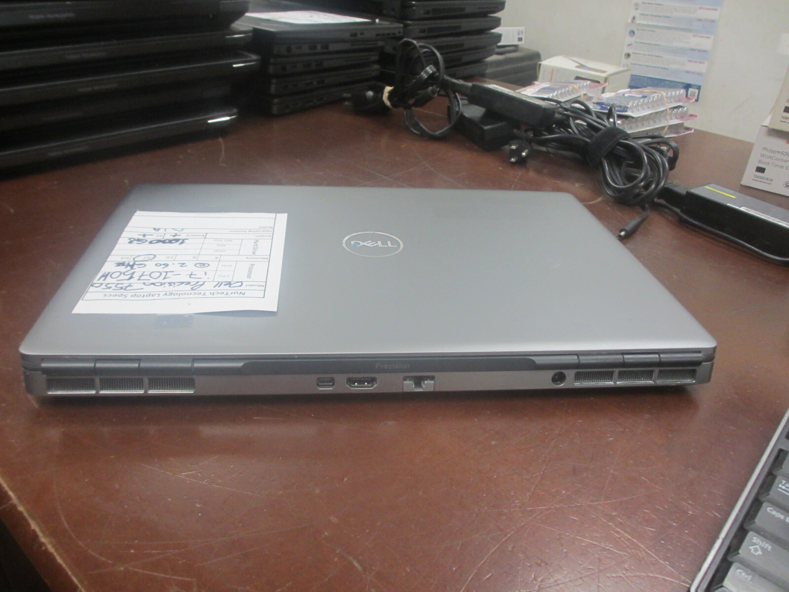 DELL PRECISION 7550 I7-10750H 2.60GHz 32GB 1TB M2 SSD Laptop w/ AC [NO OS]