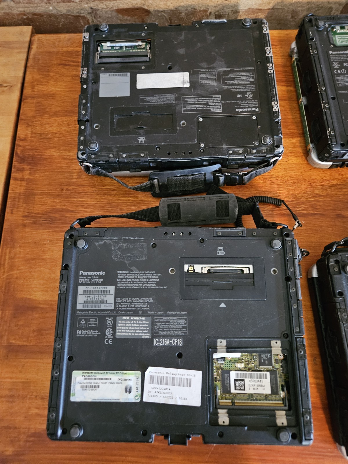 Lot of 7 Panasonic Toughbook CF-19 CF-18 PARTS REPAIR AS-IS – See Pics CF19s