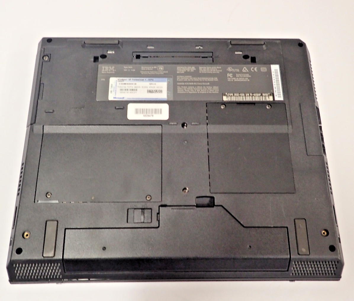 IBM THINKPAD TYPE 2652-K3U A31 SERIES 15″ LAPTOP PENTIUM 4 PROCESSOR 1.7GHz