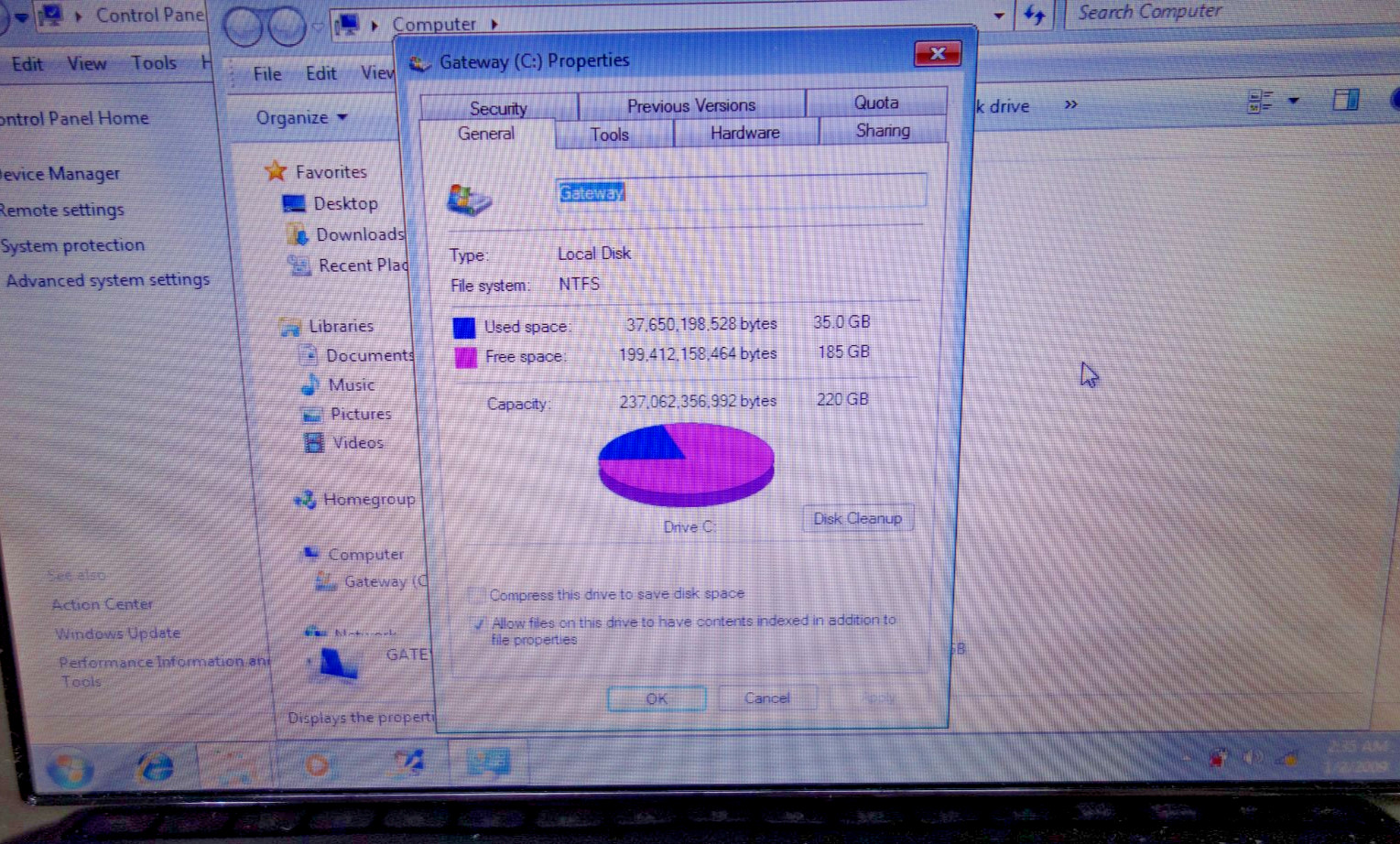Gateway LT2104u NAV50 Netbook 10.1″ Intel Atom 1GB RAM 250G Box Manual Case Win7