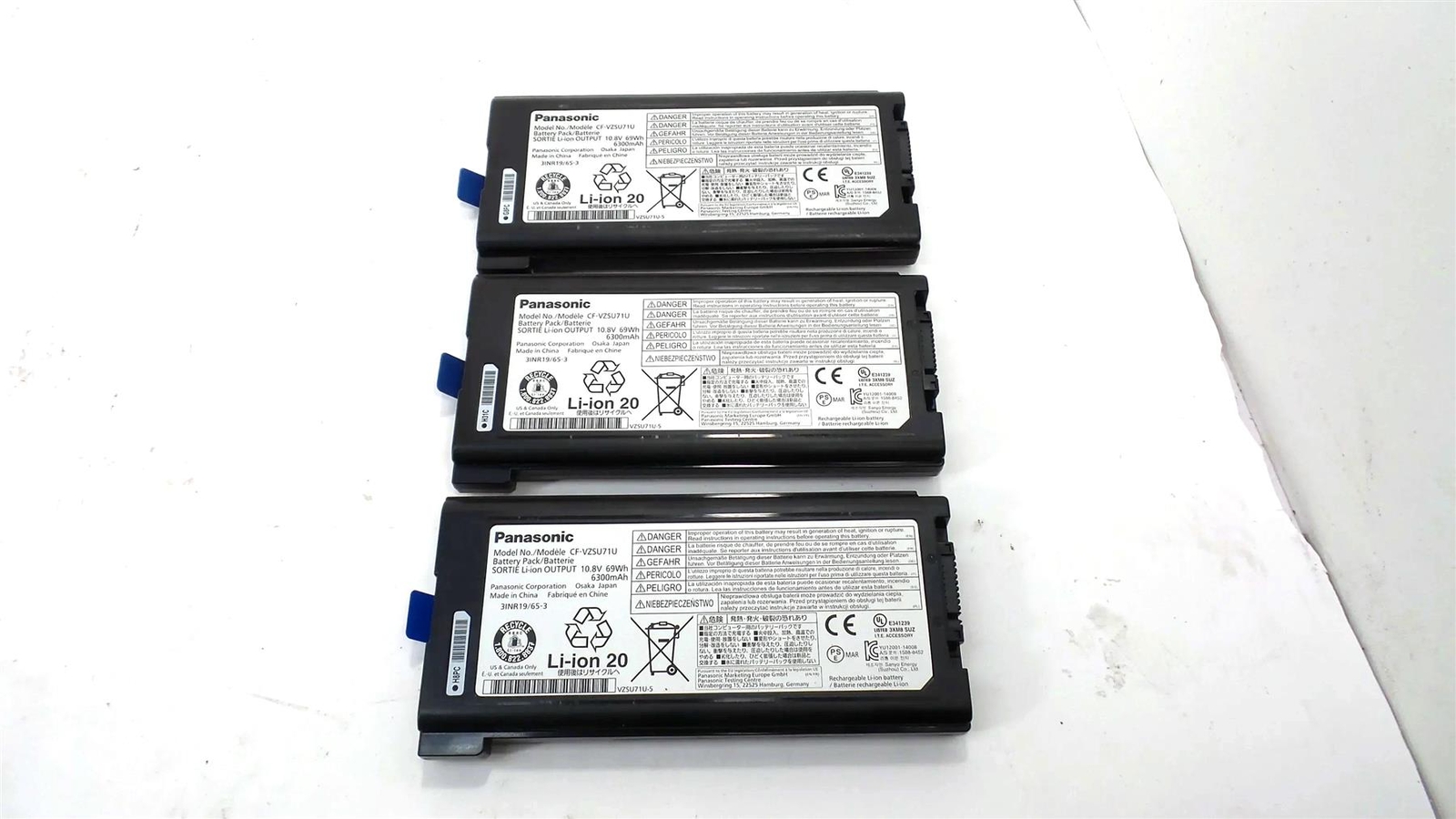 Lot 3 Panasonic CF-52 MK5 Core i5-3360M 2.8GHz 4GB RAM (No HHD) – 00 Hours