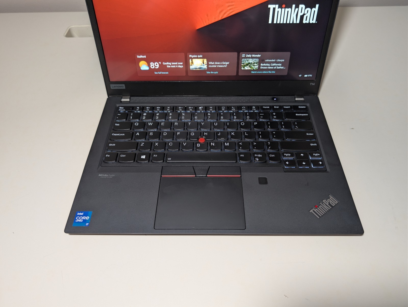 LENOVO THINKPAD T14 GEN 2i Touchscreen | i7-1185G7 32GB RAM 512GB NVMe SSD | FHD