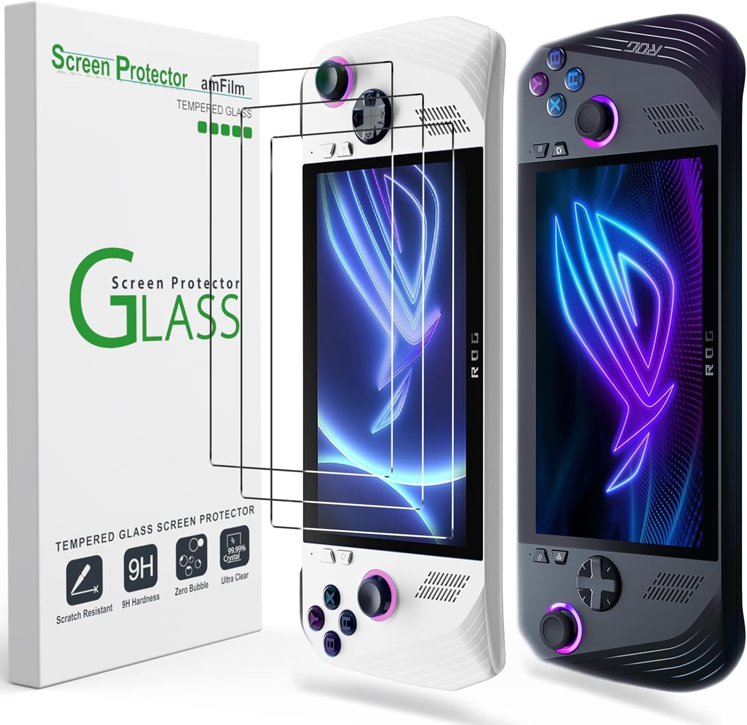 3 Pack Screen Protector for ASUS ROG Xbox Ally X/ROG Xbox Ally 2025/ROG Ally X 2