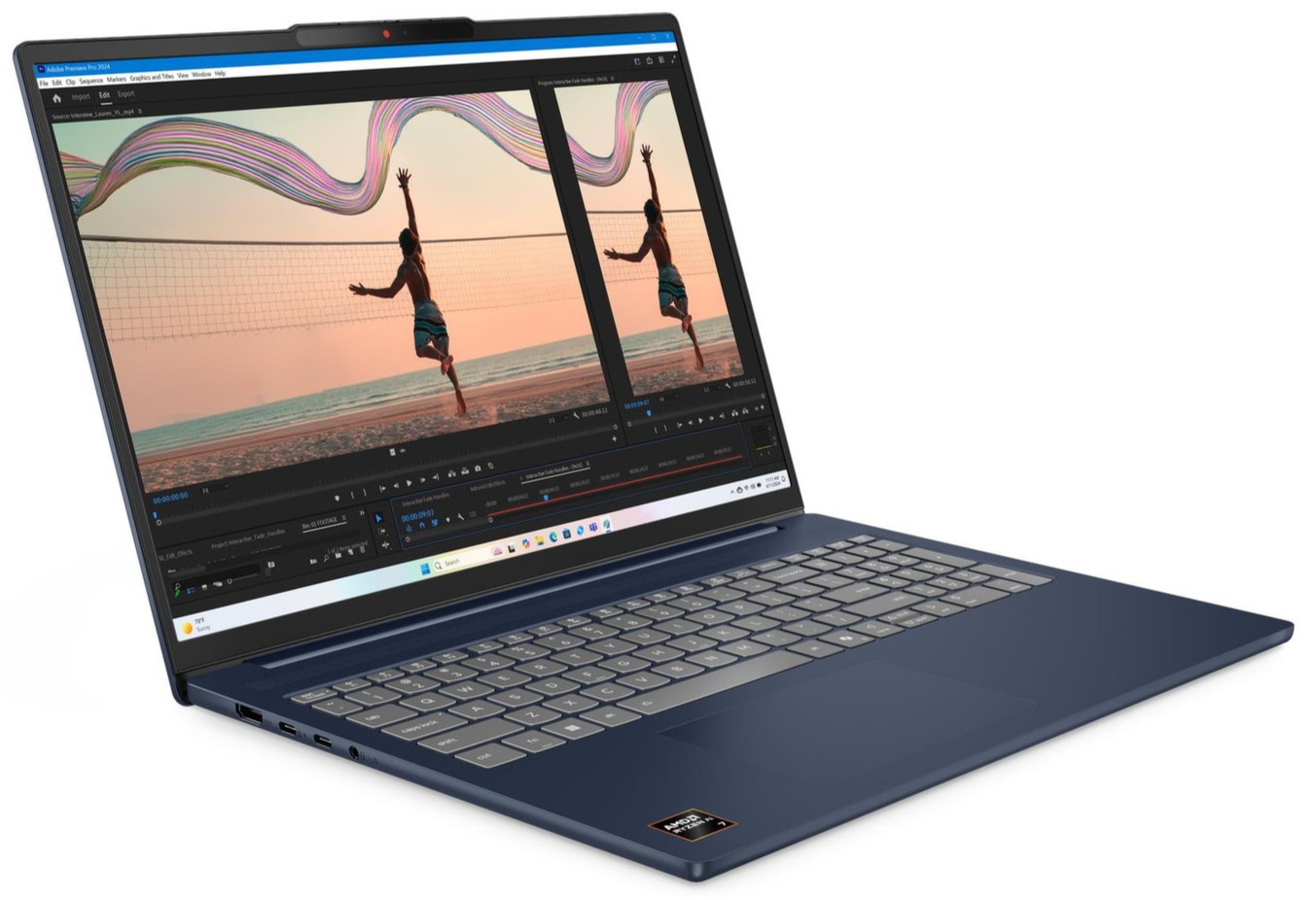 Lenovo IdeaPad Slim 5 16″ WUXGA Touch 8-Core Ryzen AI 7 350 16GB 512GB SSD IRCam