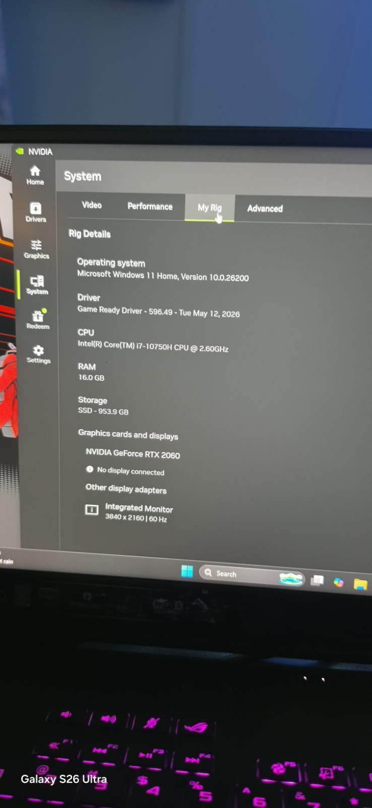 ASUS ROG Zephyrus M15 Gaming Laptop i7-10750H RTX 2060 16GB