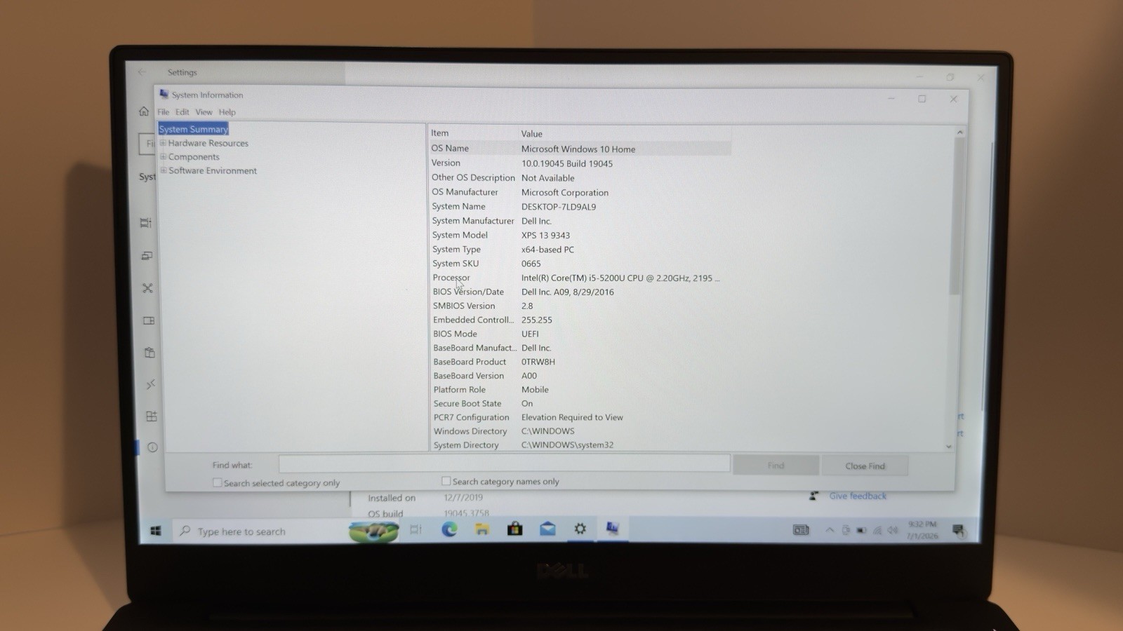 Dell XPS 13 9343 Laptop – i5-5200U 4GB RAM