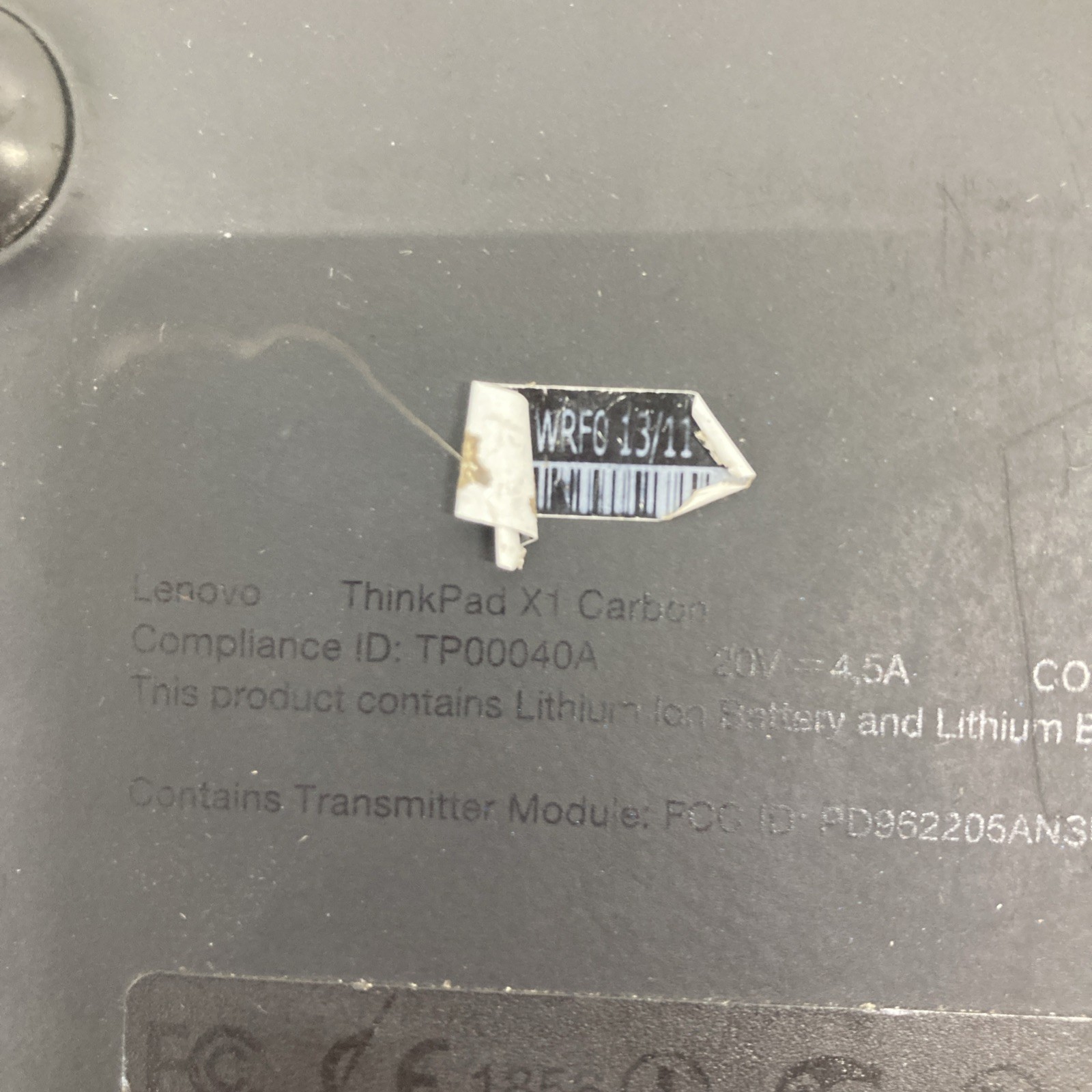 Lenovo ThinkPad X1 Carbon Laptop i5-3427U 1.80GHz 4GB RAM no HDD Boot to BIOS
