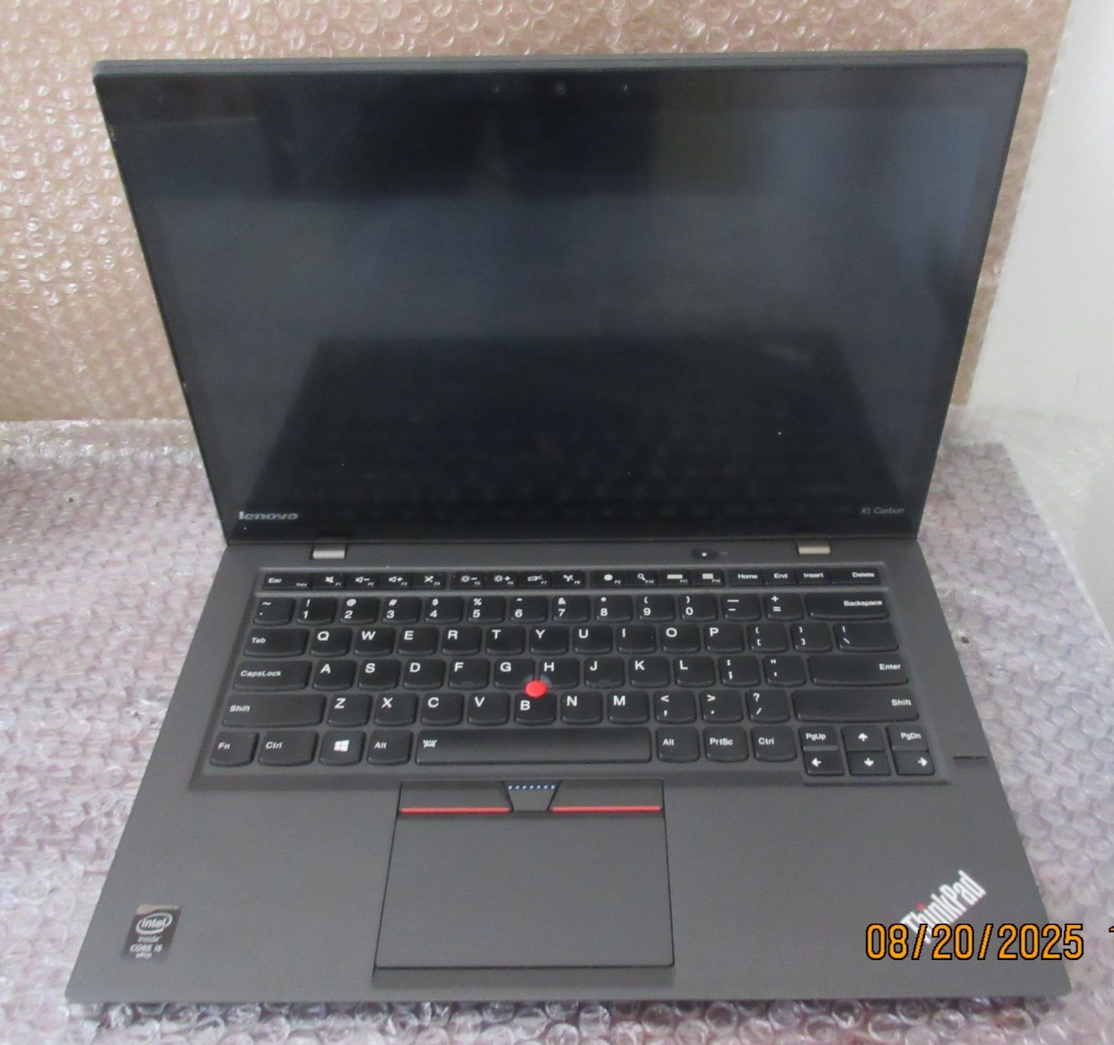 Lenovo ThinkPad X1 Carbon Intel i5-5300U 2.30 GHz 8GB RAM 128GB SSD |NO BATTERY|