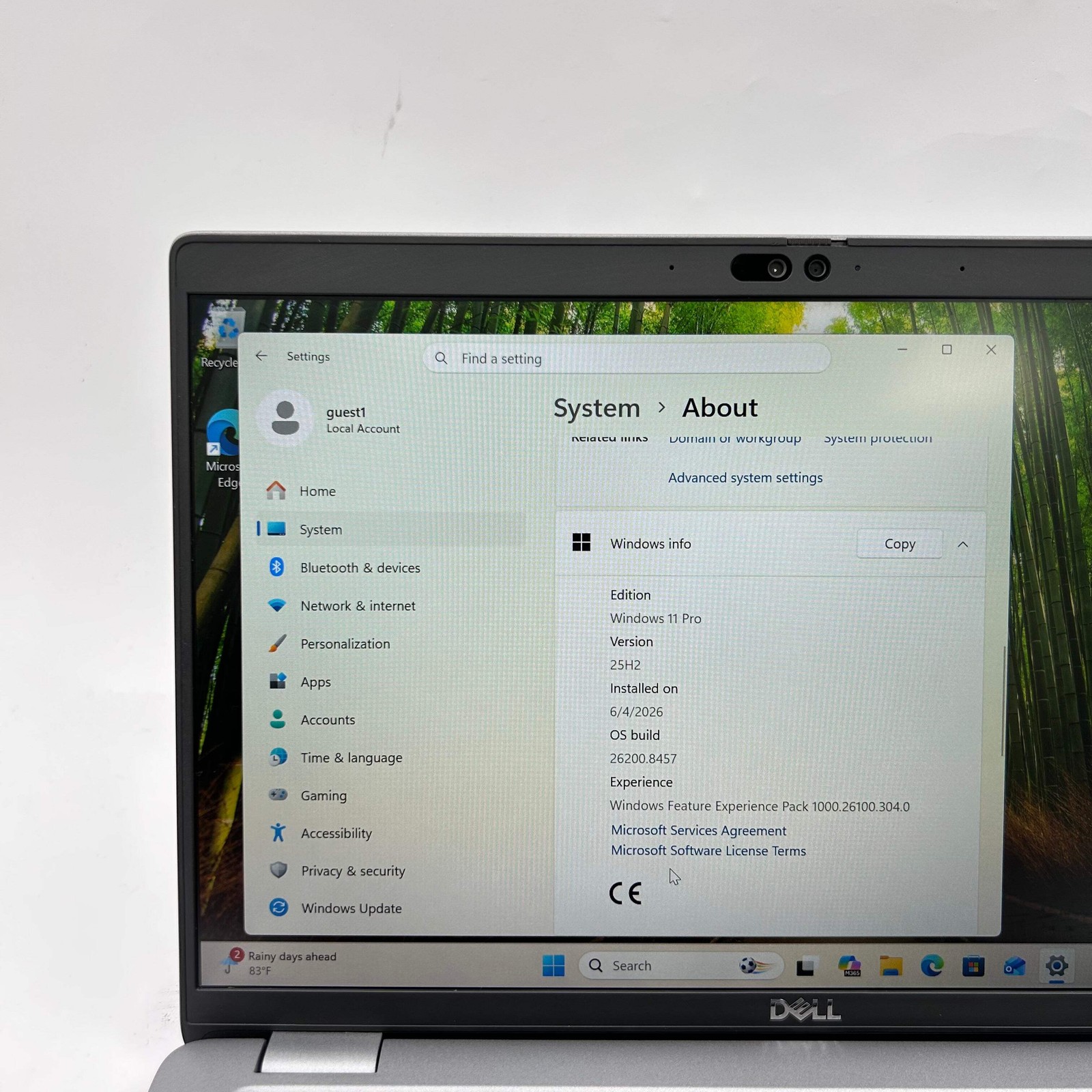 Dell Latitude 5450 14″ Core Ultra 7 165U 1.7GHz 32GB RAM 512GB SSD