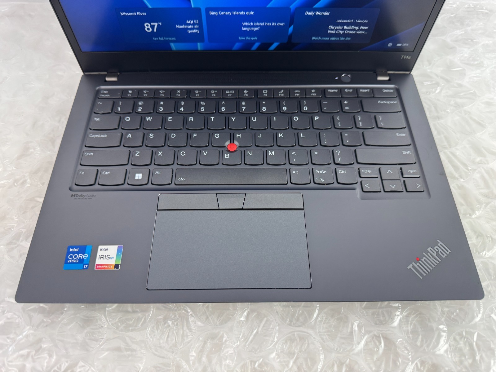 Lenovo ThinkPad T14s Gen 2 i7-1185G7 16GB 512GB SSD 14″ FHD Win 11 Pro