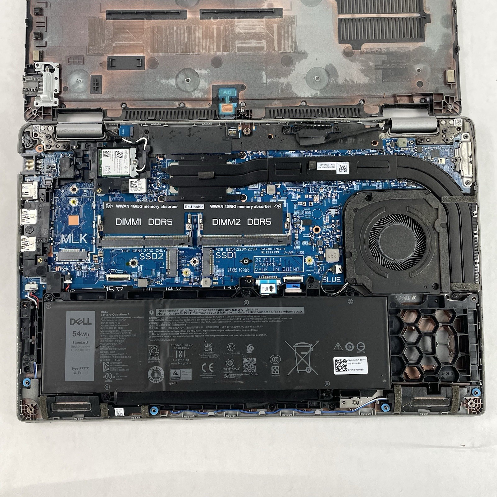 Dell Latitude 5550 15.6″ Ultra 7 155U 2.10 GHz No SSD/OS/AC/RAM – READ