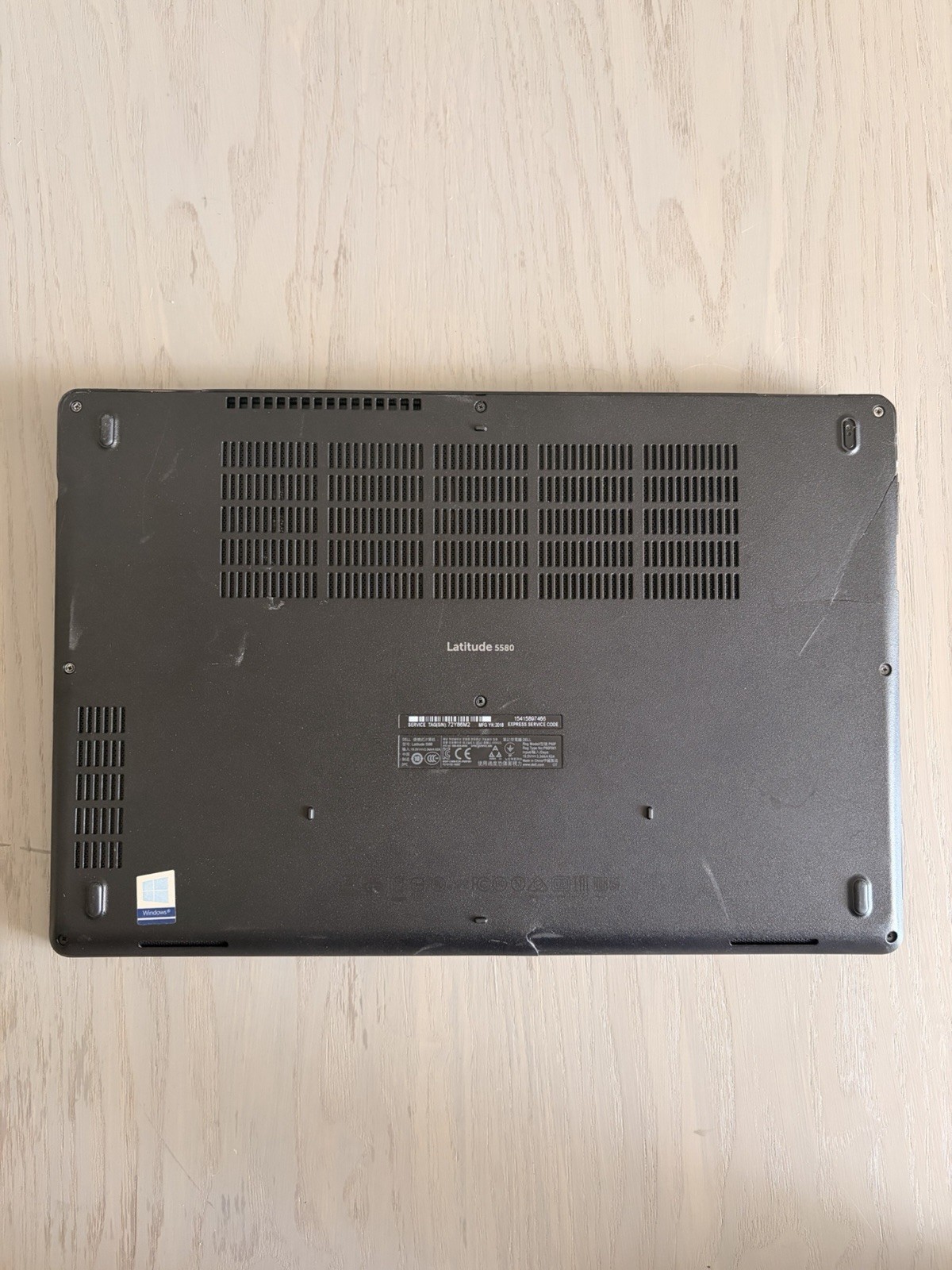 Dell Latitude 5580 HD 15.6” Laptop Intel i7-7600U, 8GB 512GB SSD NVIDIA 930MX V9