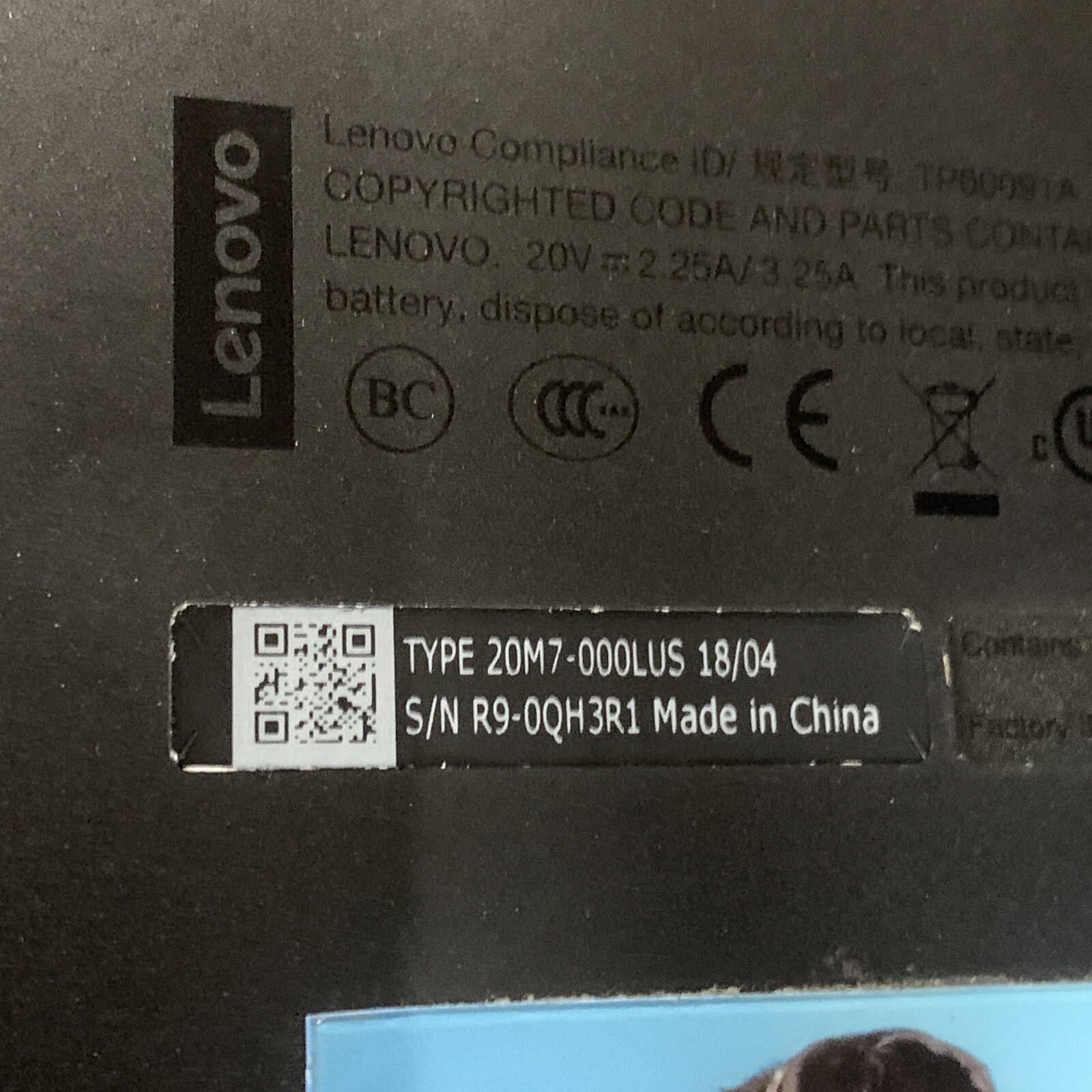 THINKPAD YOGA L380 INTEL CORE i5-8350U 1.70GHZ 8GB RAM **NO HD/ NO CADDIE/ NO OS