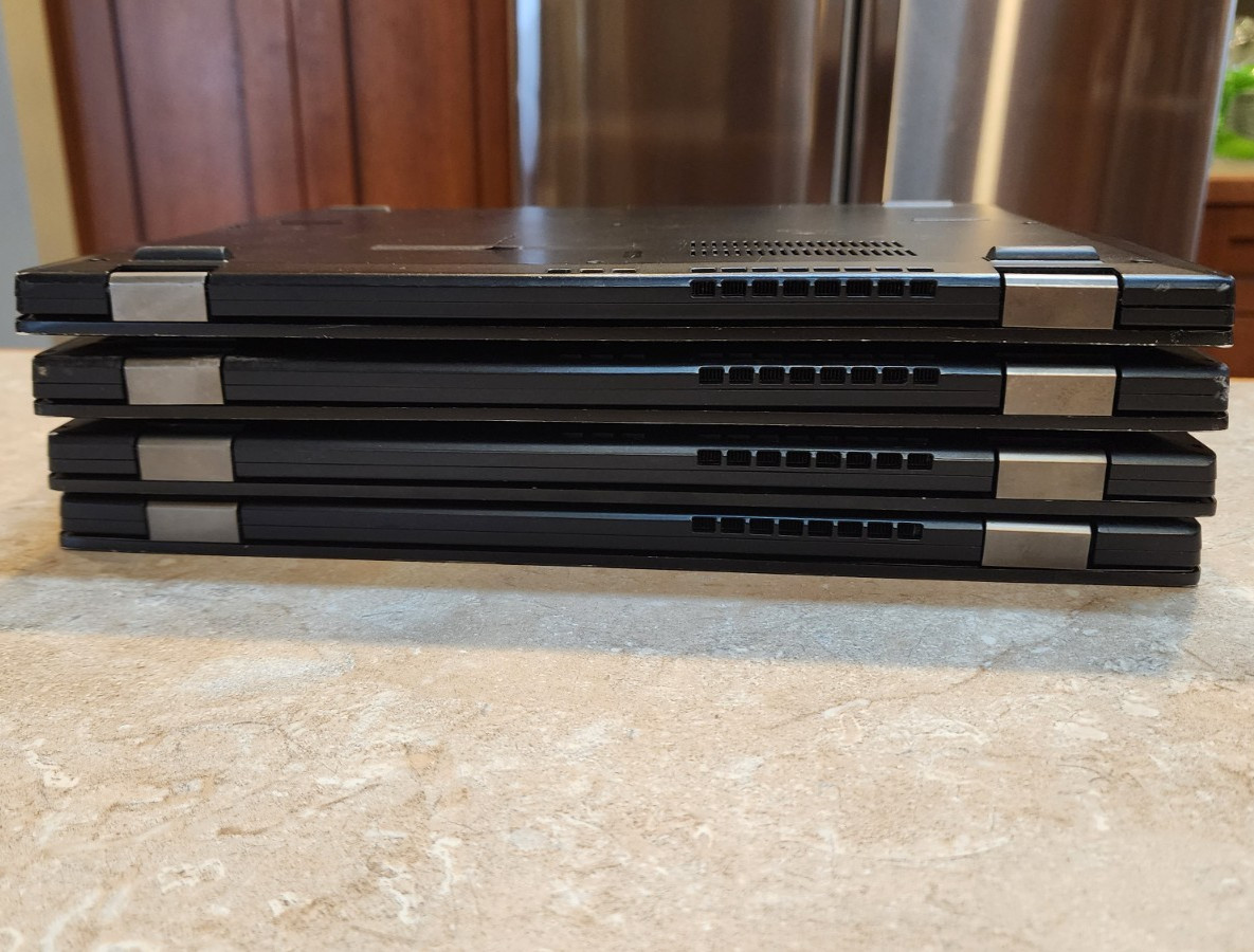 4x Lot FHD Touch Lenovo Thinkpad L380 13″ Quad-Core i5-8250U 8GB RAM Laptops