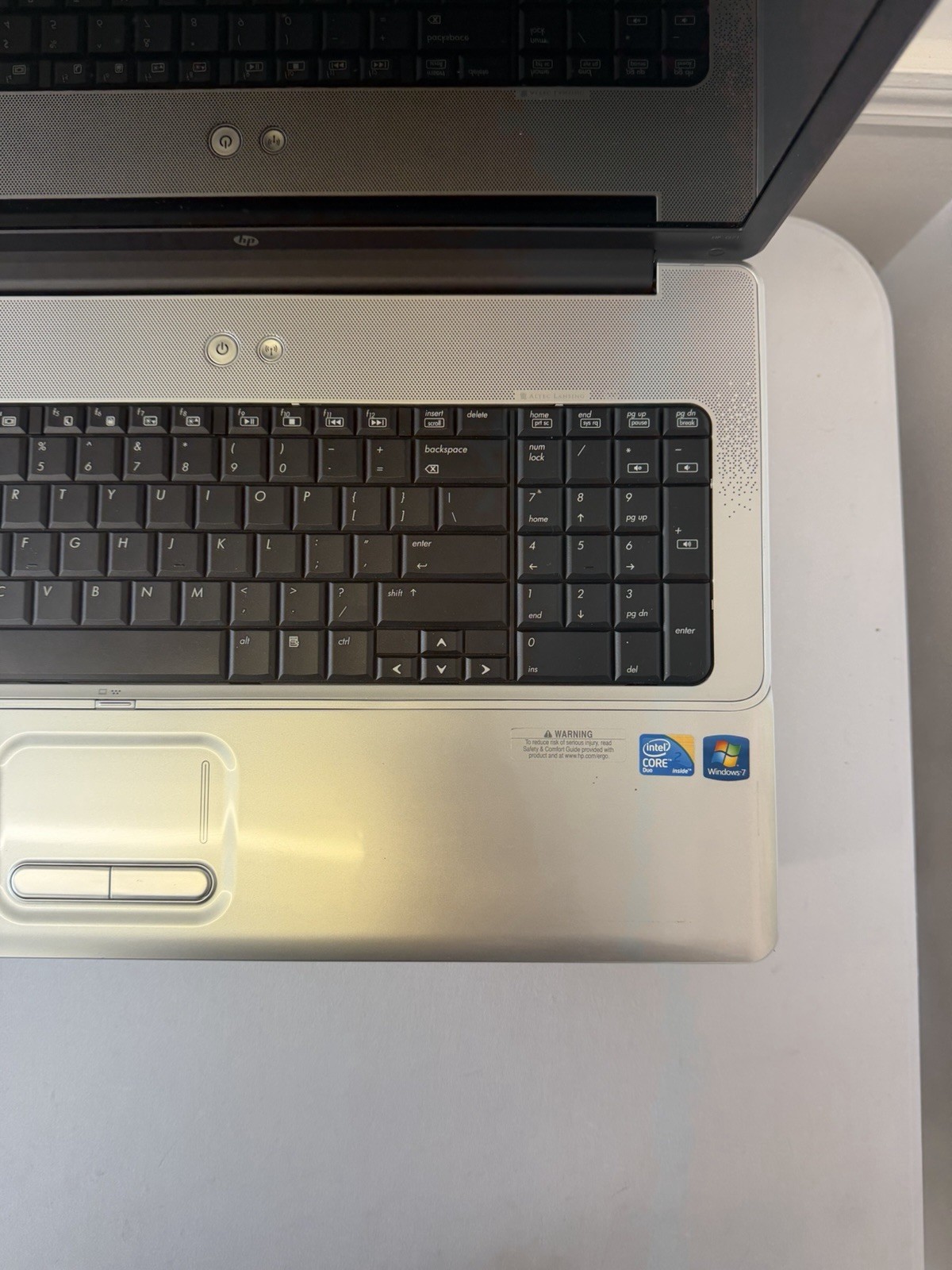 HP Notebook G71-34OUS Laptop – Good Screen – Intel Duo T6600 – Read Des